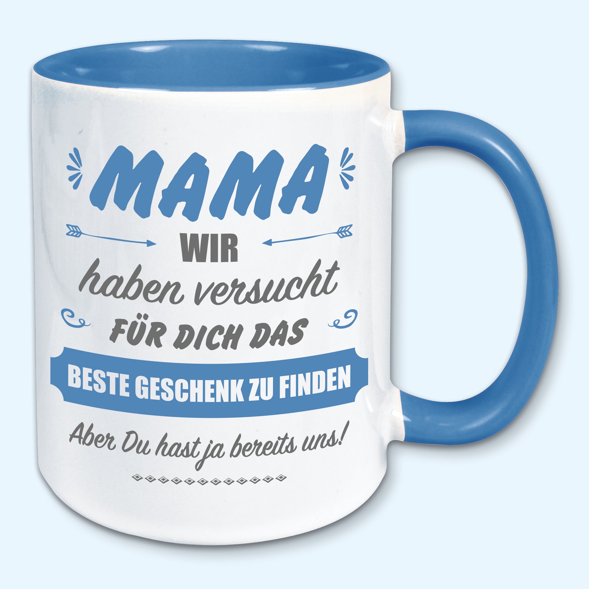 Tasse, Kaffeebecher, für Mama das beste Geschenk von uns