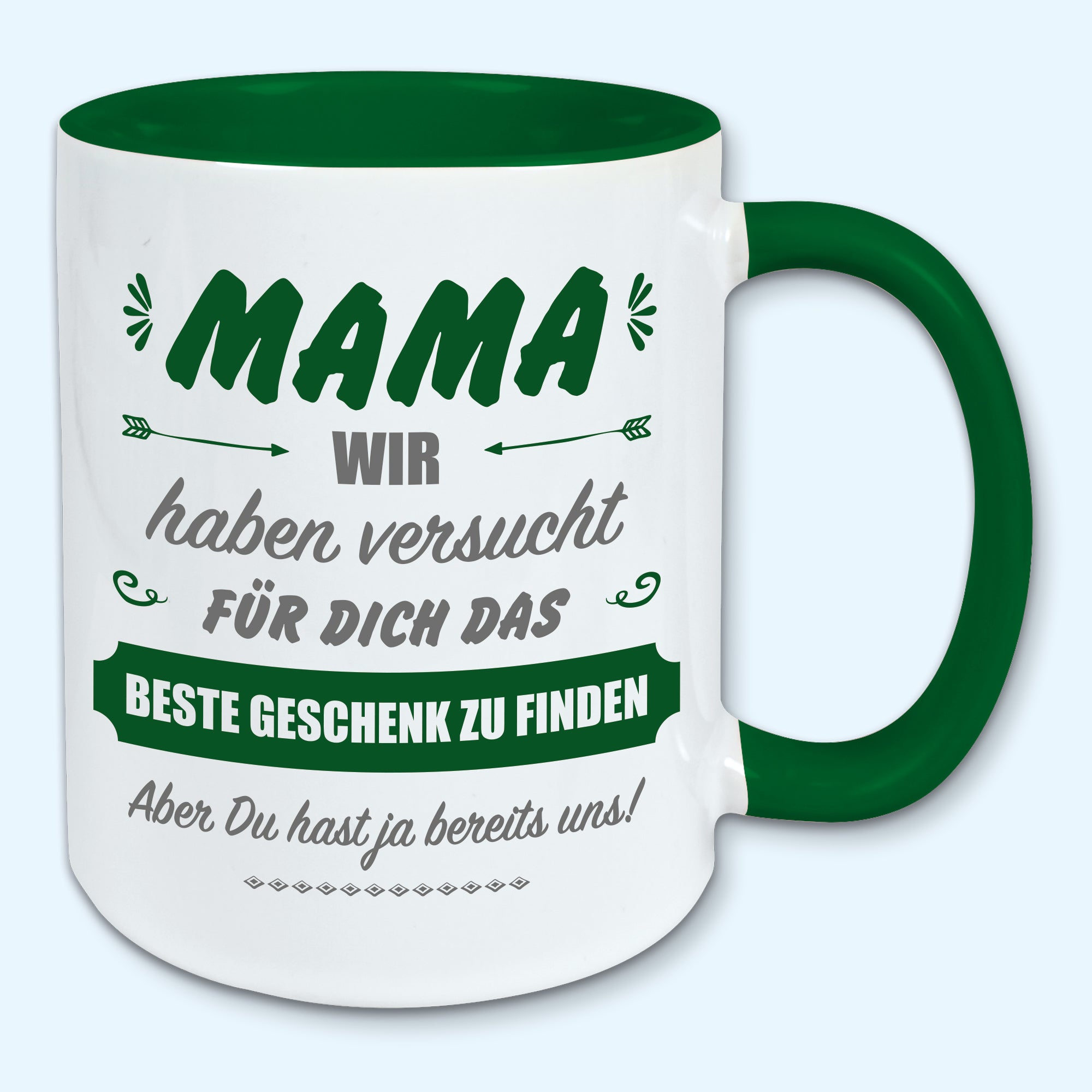 Tasse, Kaffeebecher, für Mama das beste Geschenk von uns