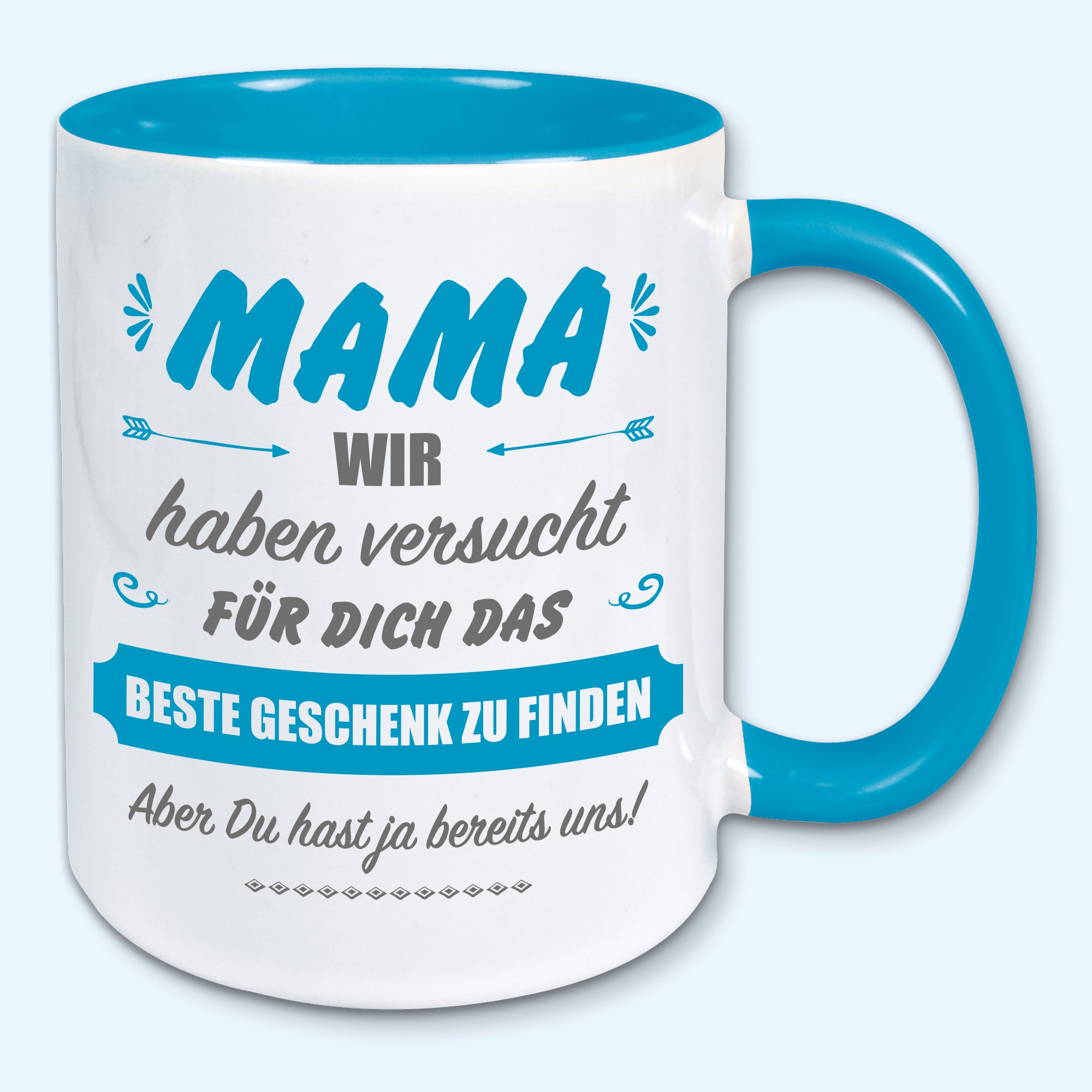 Tasse, Kaffeebecher, für Mama das beste Geschenk von uns