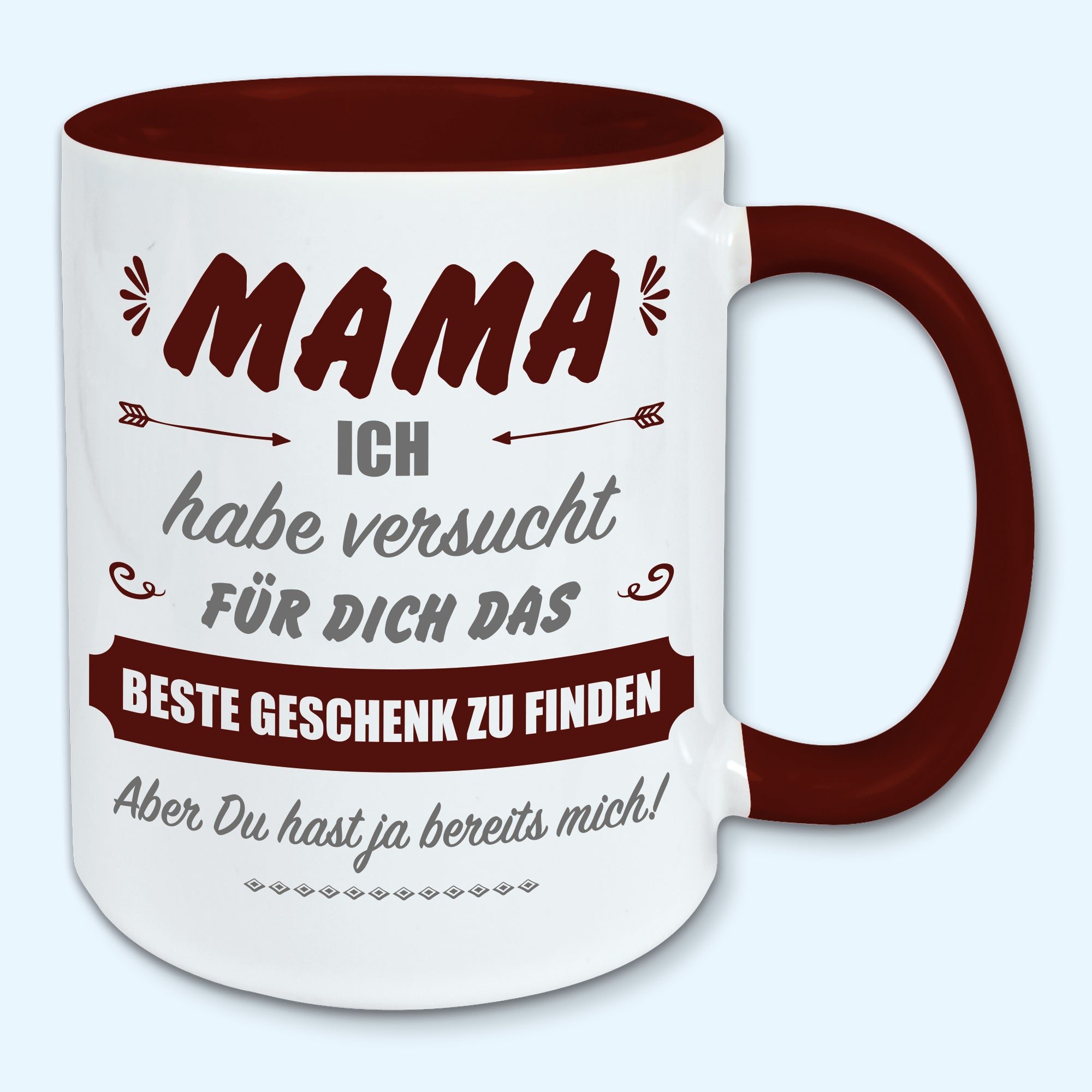 Tasse, Kaffeebecher, für Mama das beste Geschenk von mir