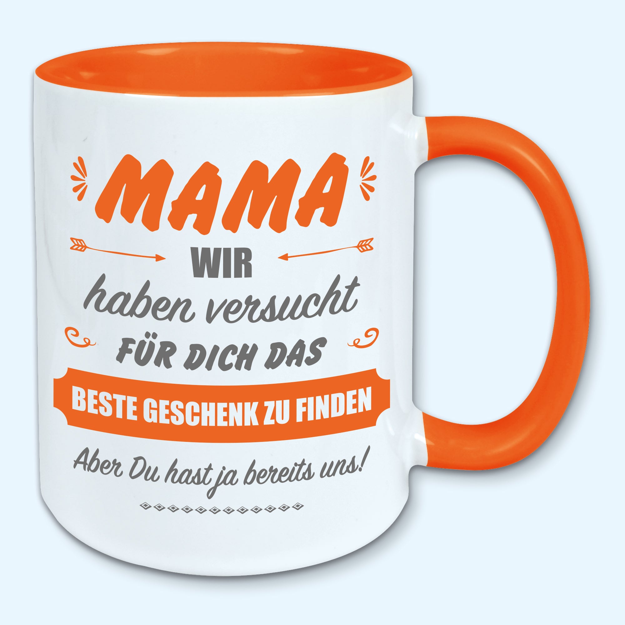 Tasse, Kaffeebecher, für Mama das beste Geschenk von uns
