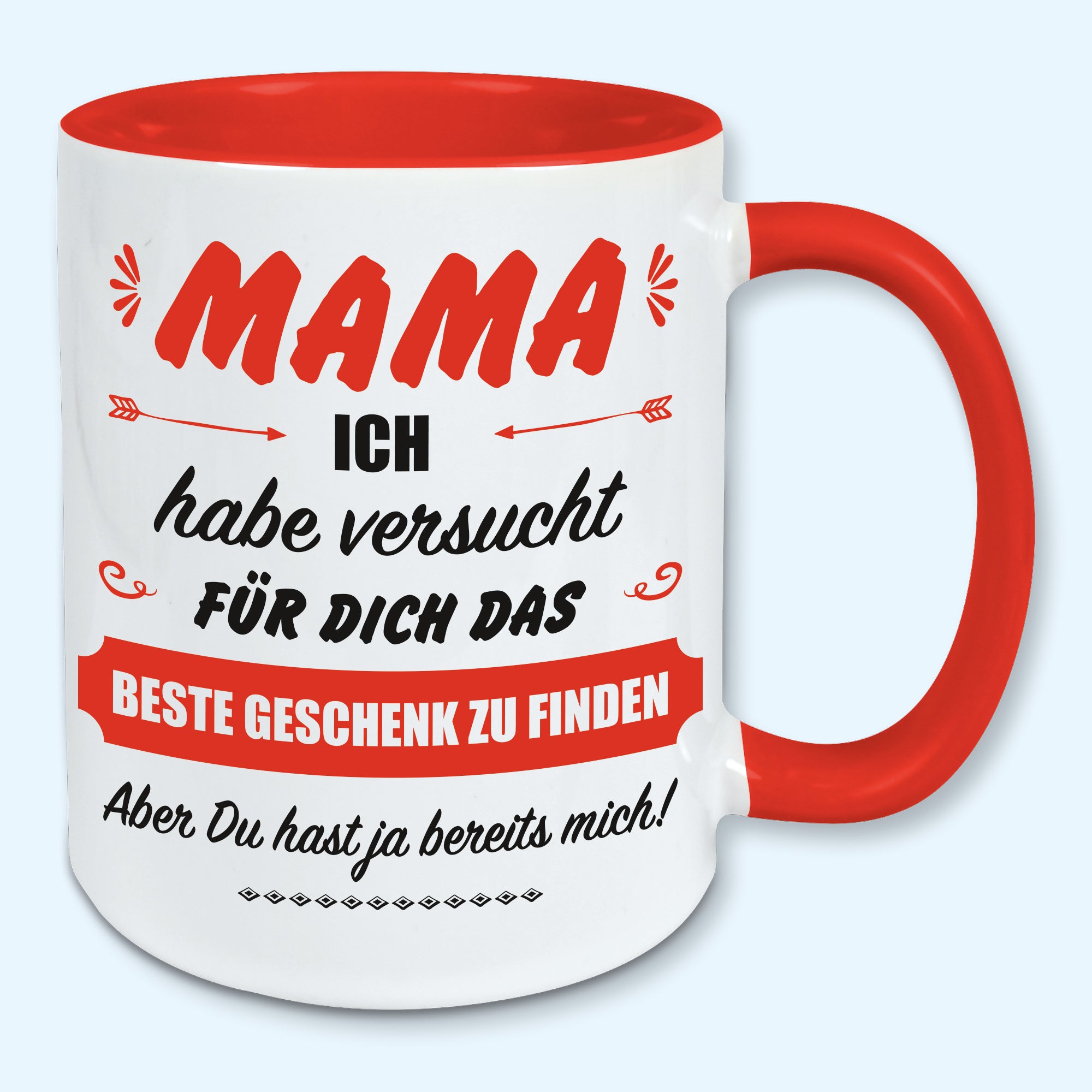 Tasse, Kaffeebecher, für Mama das beste Geschenk von mir