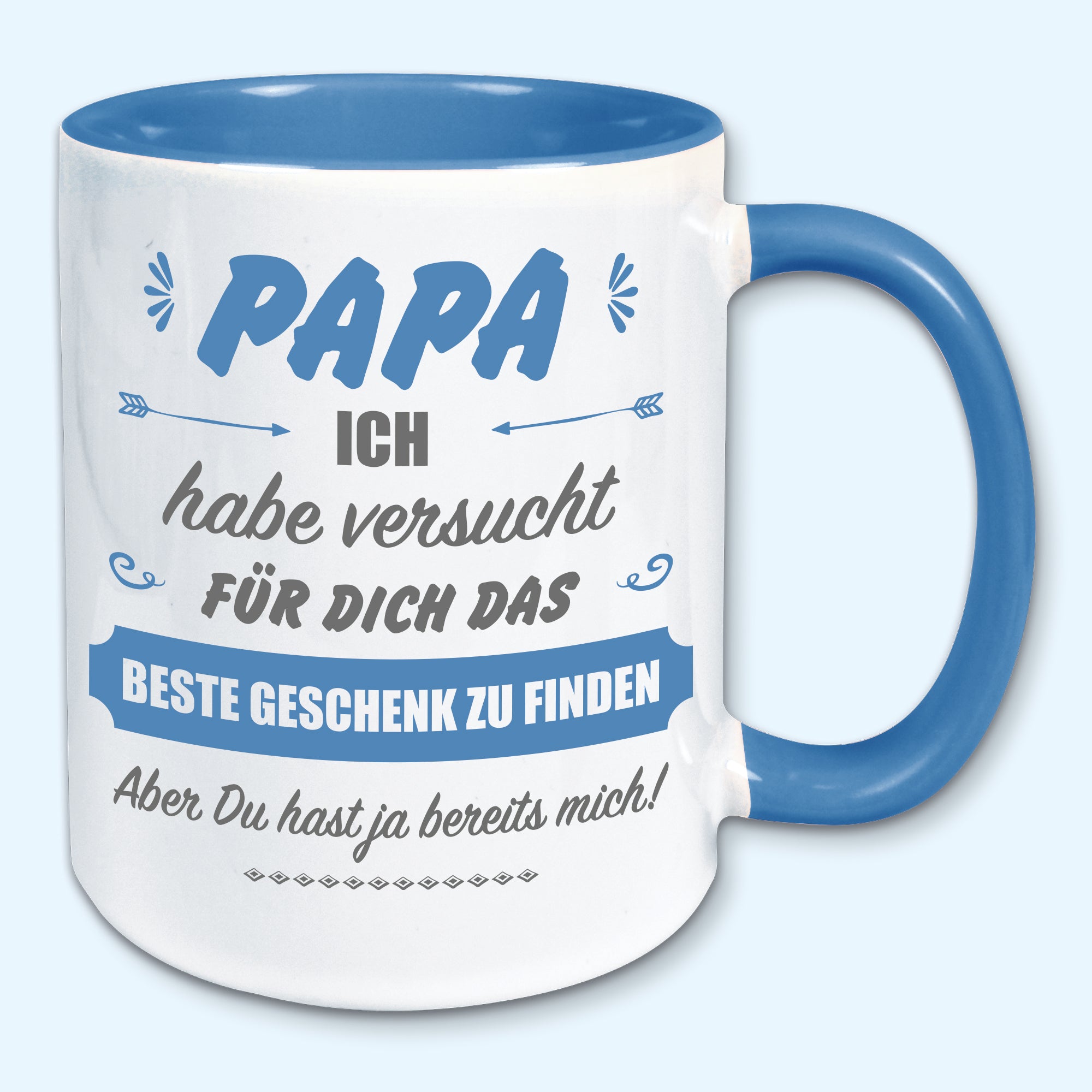 Tasse, Kaffeebecher, für Papa das beste Geschenk von mir