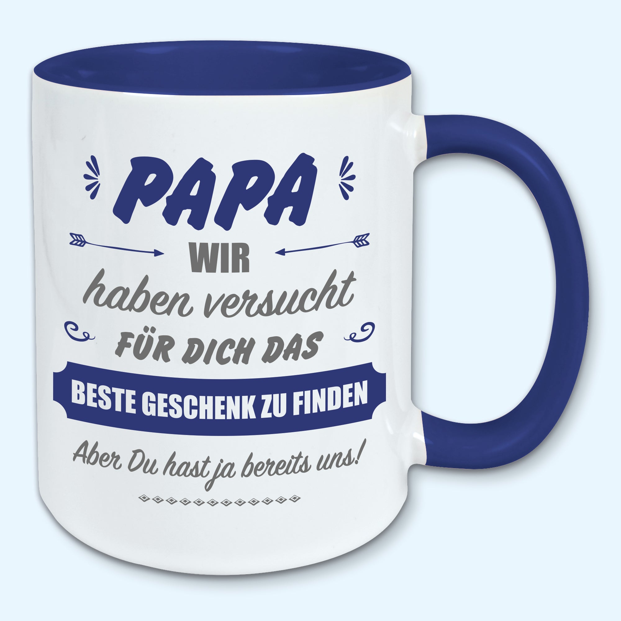Tasse, Kaffeebecher, für Papa das beste Geschenk von uns