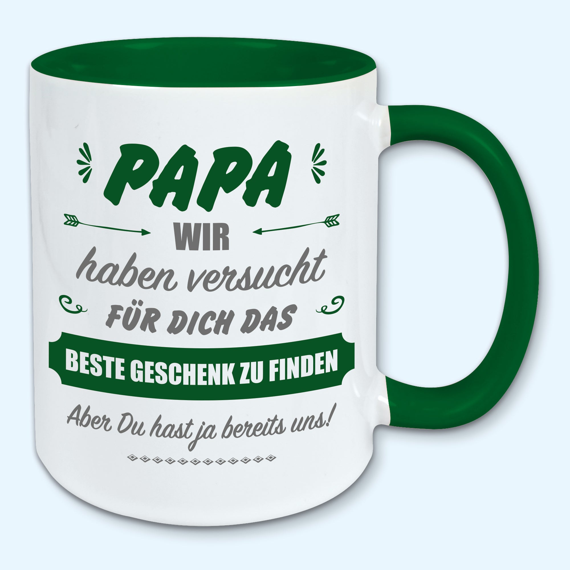 Tasse, Kaffeebecher, für Papa das beste Geschenk von uns