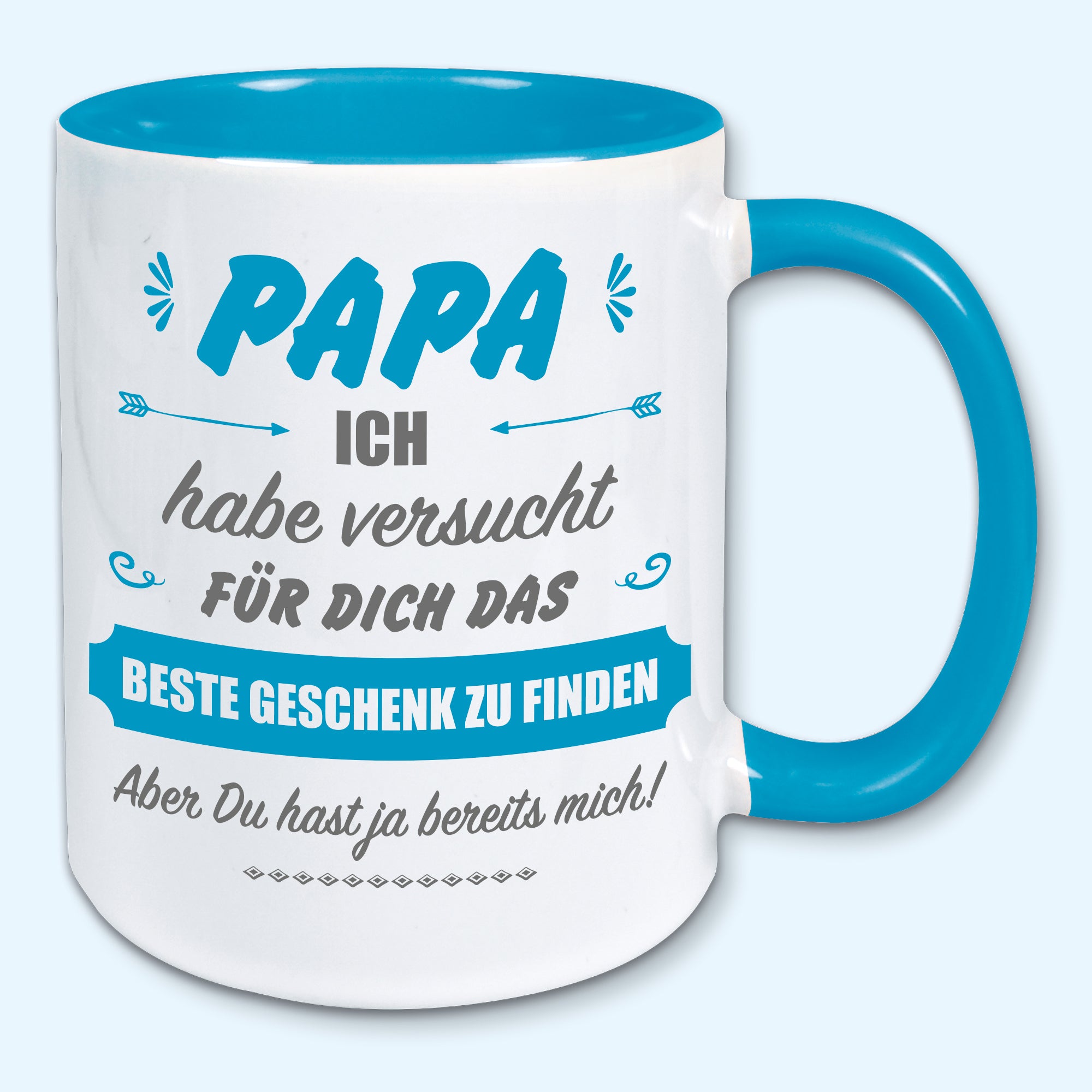 Tasse, Kaffeebecher, für Papa das beste Geschenk von mir