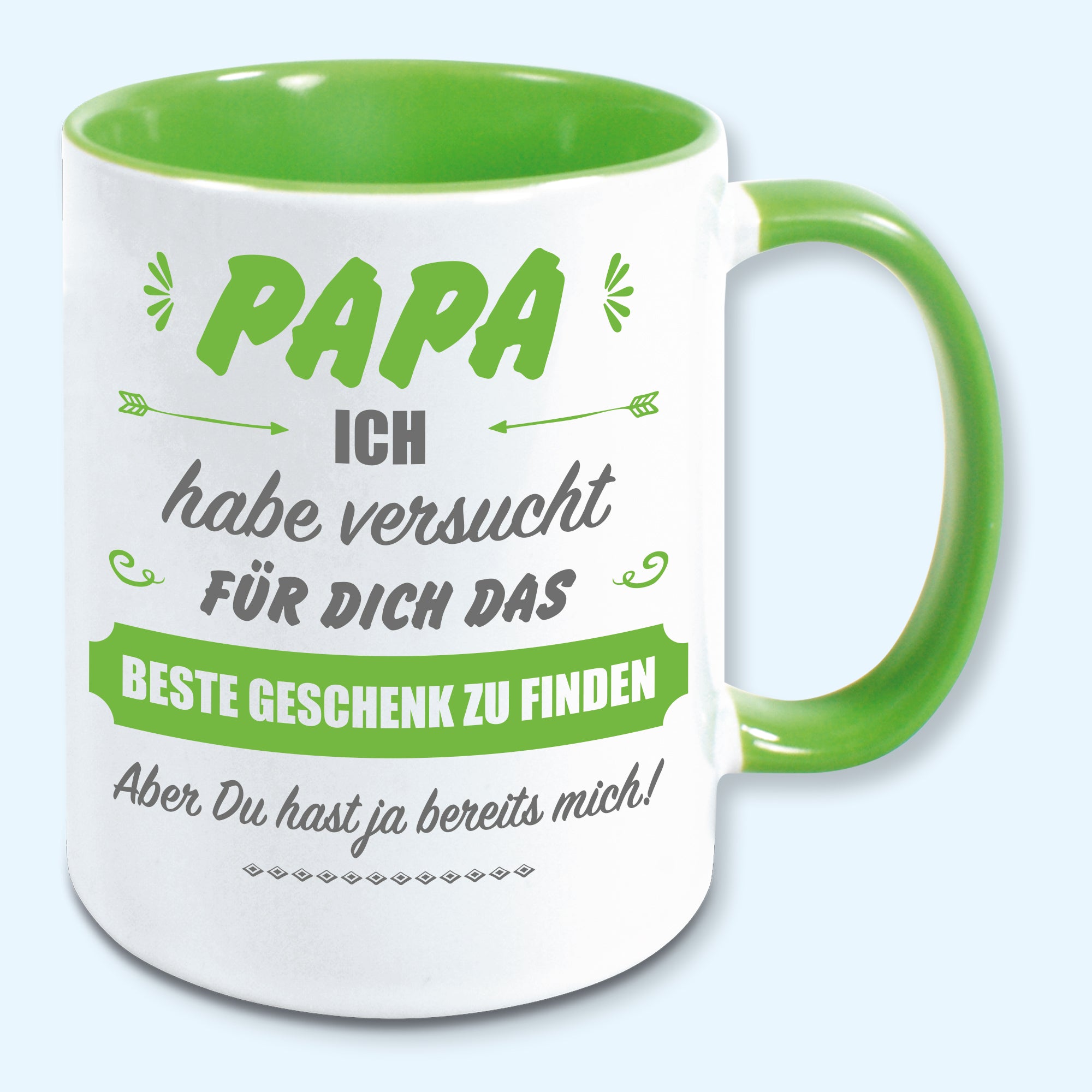 Tasse, Kaffeebecher, für Papa das beste Geschenk von mir