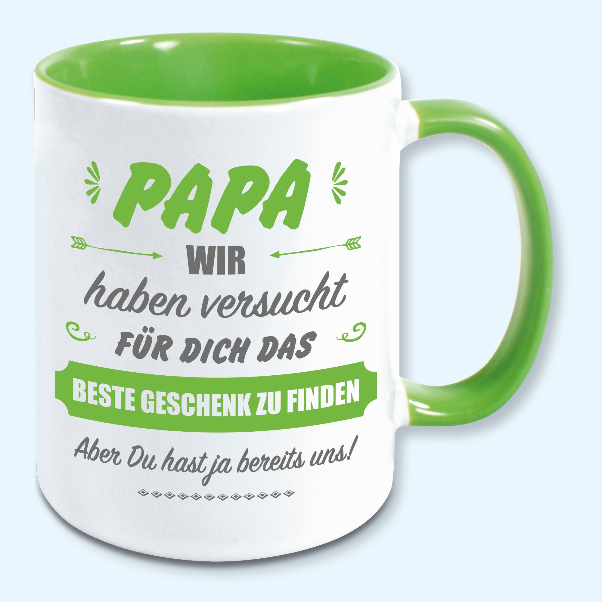 Tasse, Kaffeebecher, für Papa das beste Geschenk von uns