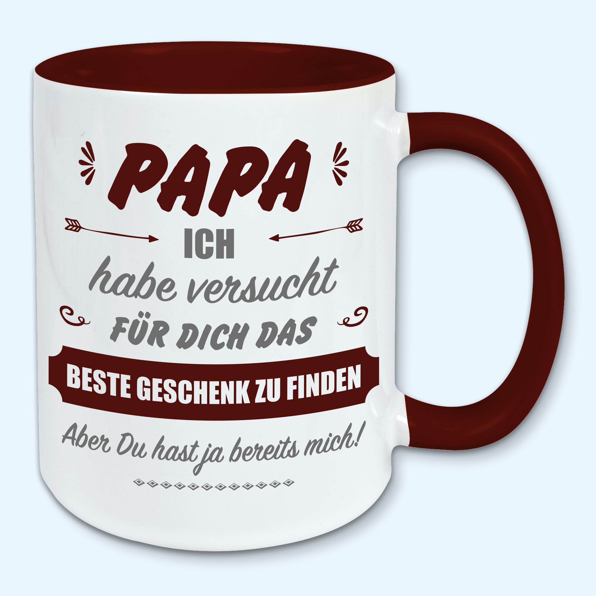 Tasse, Kaffeebecher, für Papa das beste Geschenk von mir