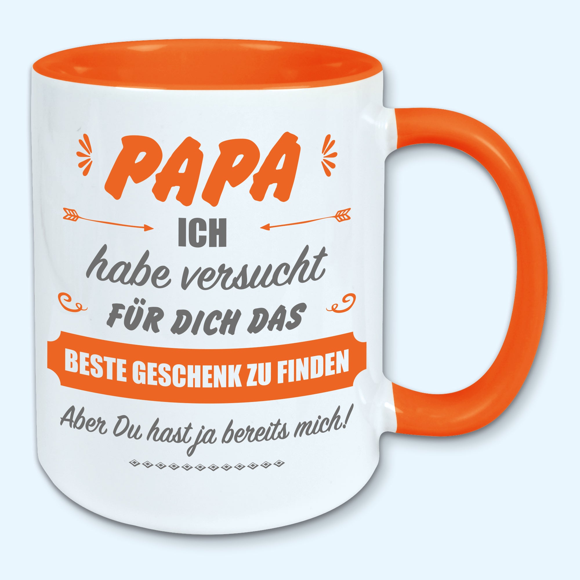 Tasse, Kaffeebecher, für Papa das beste Geschenk von mir