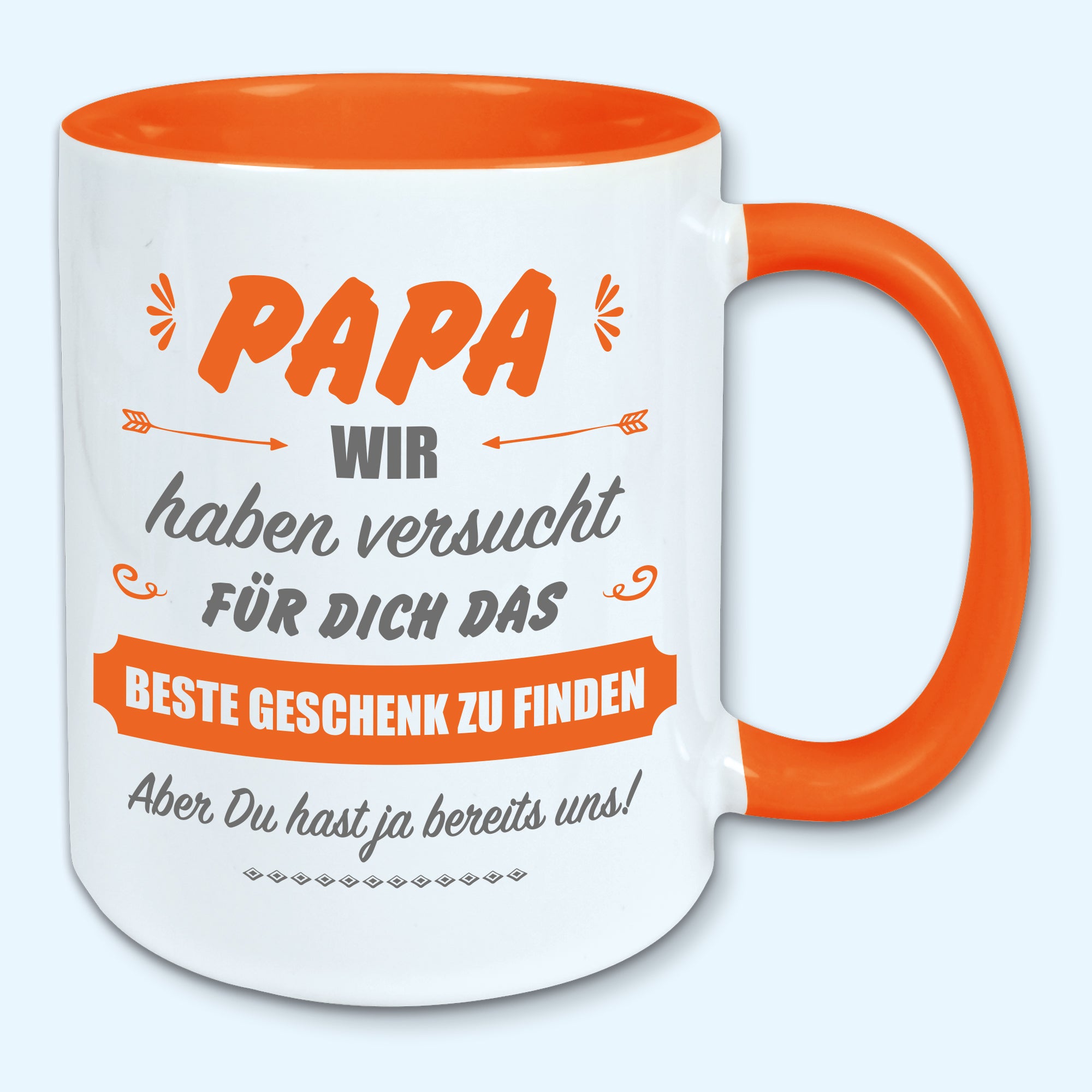 Tasse, Kaffeebecher, für Papa das beste Geschenk von uns