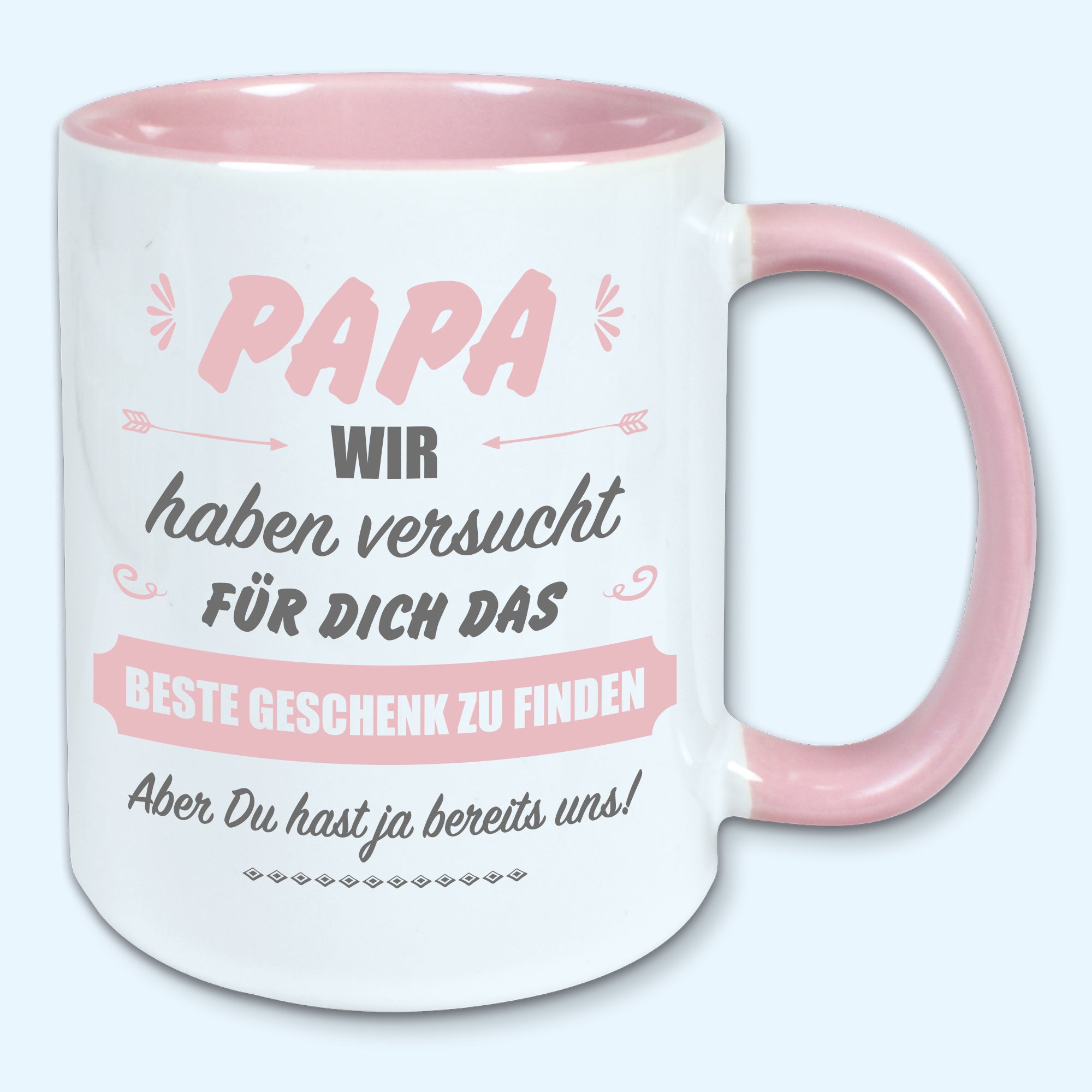 Tasse, Kaffeebecher, für Papa das beste Geschenk von uns