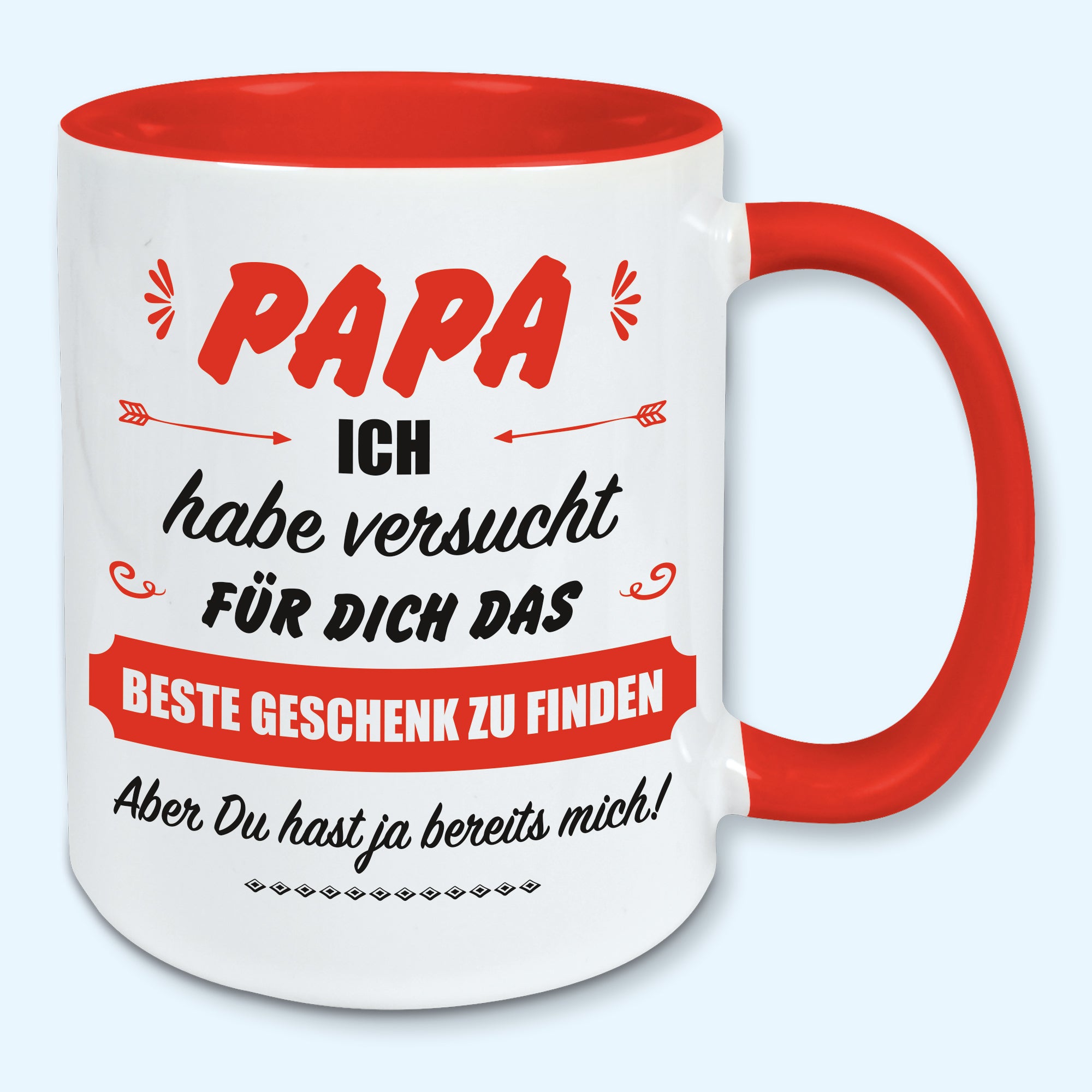 Tasse, Kaffeebecher, für Papa das beste Geschenk von mir