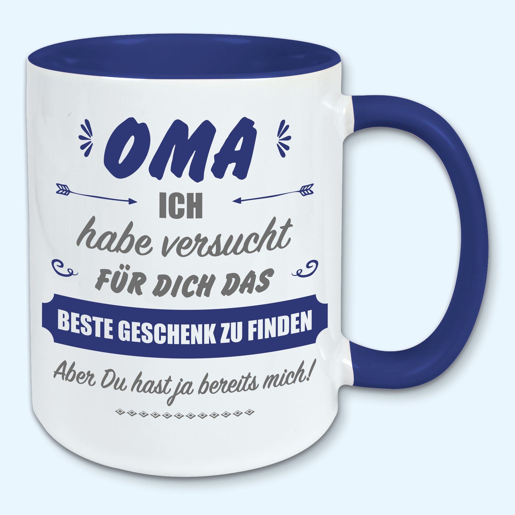 Tasse, Kaffeebecher, für Oma das beste Geschenk von mir