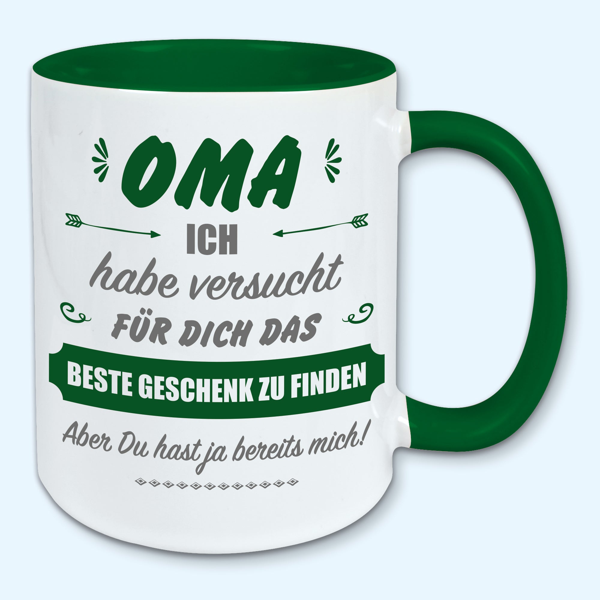 Tasse, Kaffeebecher, für Oma das beste Geschenk von mir