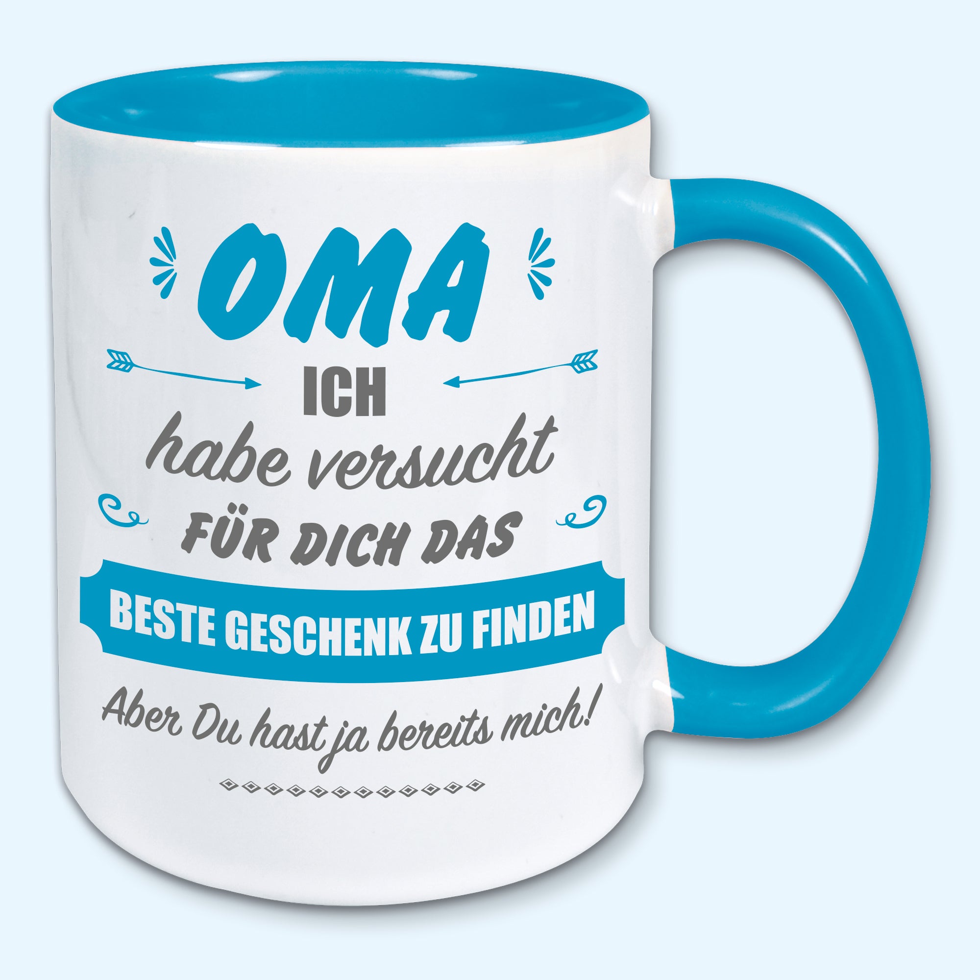 Tasse, Kaffeebecher, für Oma das beste Geschenk von mir