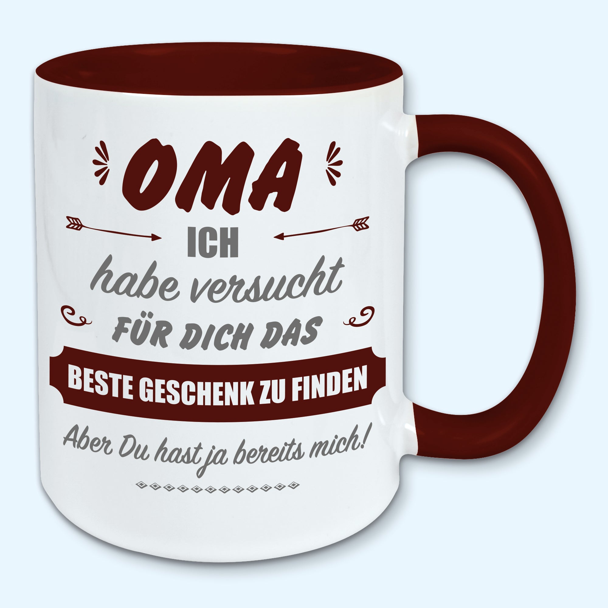 Tasse, Kaffeebecher, für Oma das beste Geschenk von mir