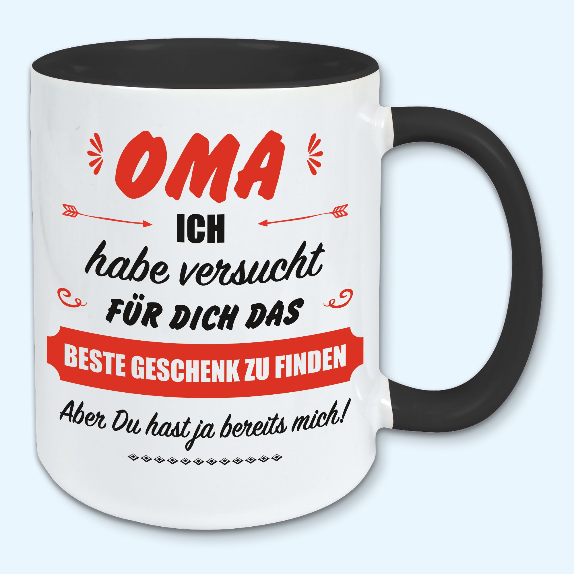 Tasse, Kaffeebecher, für Oma das beste Geschenk von mir