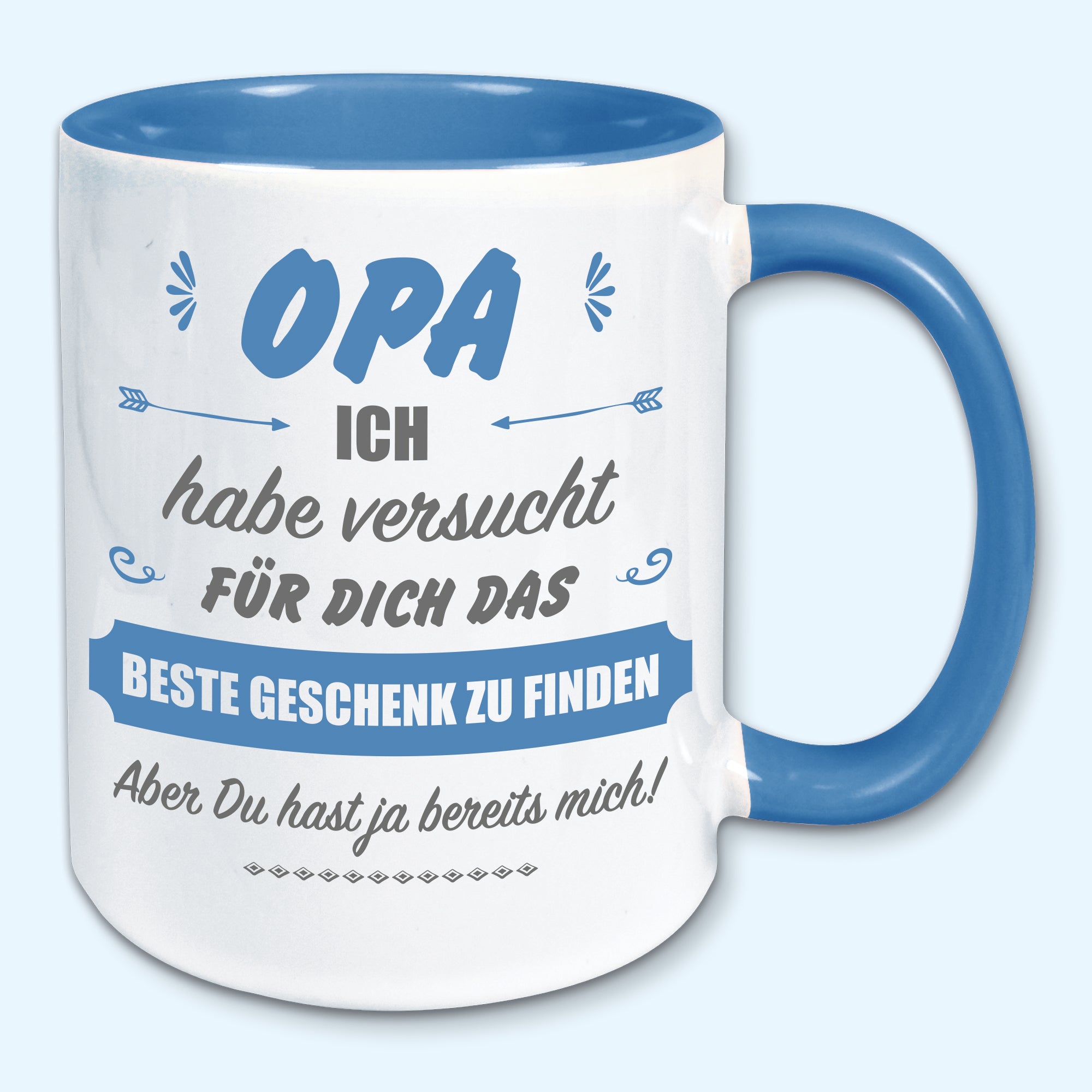 Tasse, Kaffeebecher, für Opa das beste Geschenk von mir