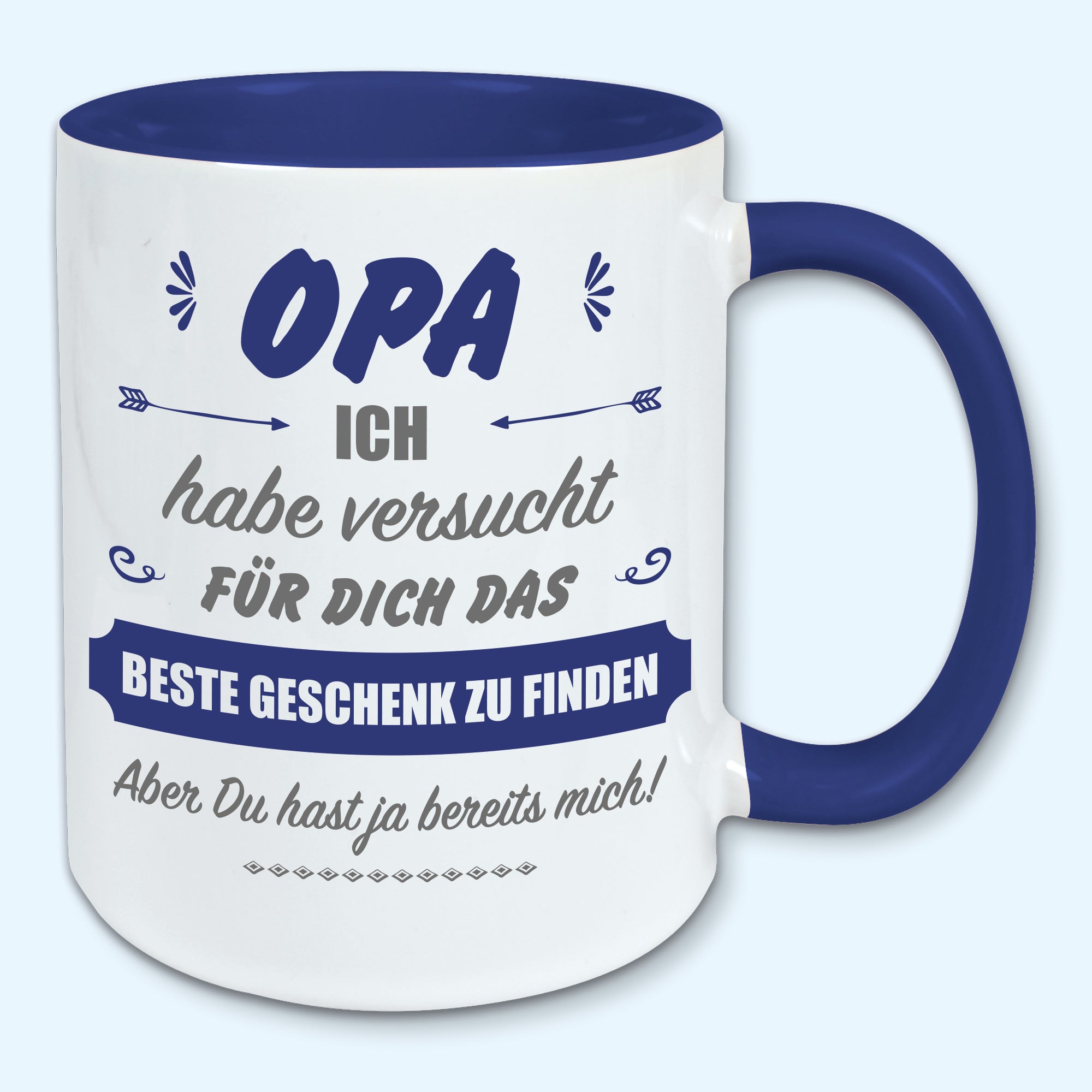 Tasse, Kaffeebecher, für Opa das beste Geschenk von mir