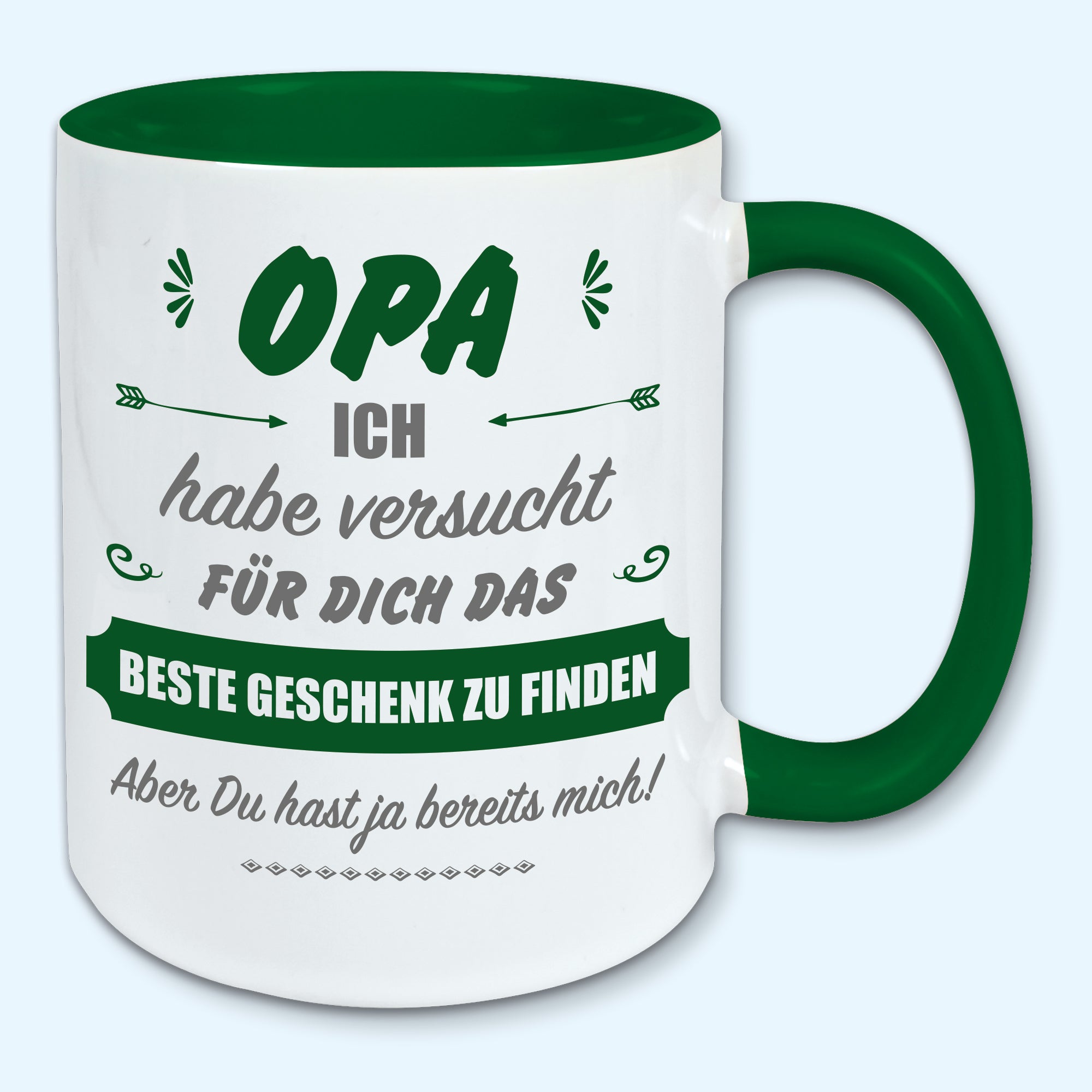 Tasse, Kaffeebecher, für Opa das beste Geschenk von mir