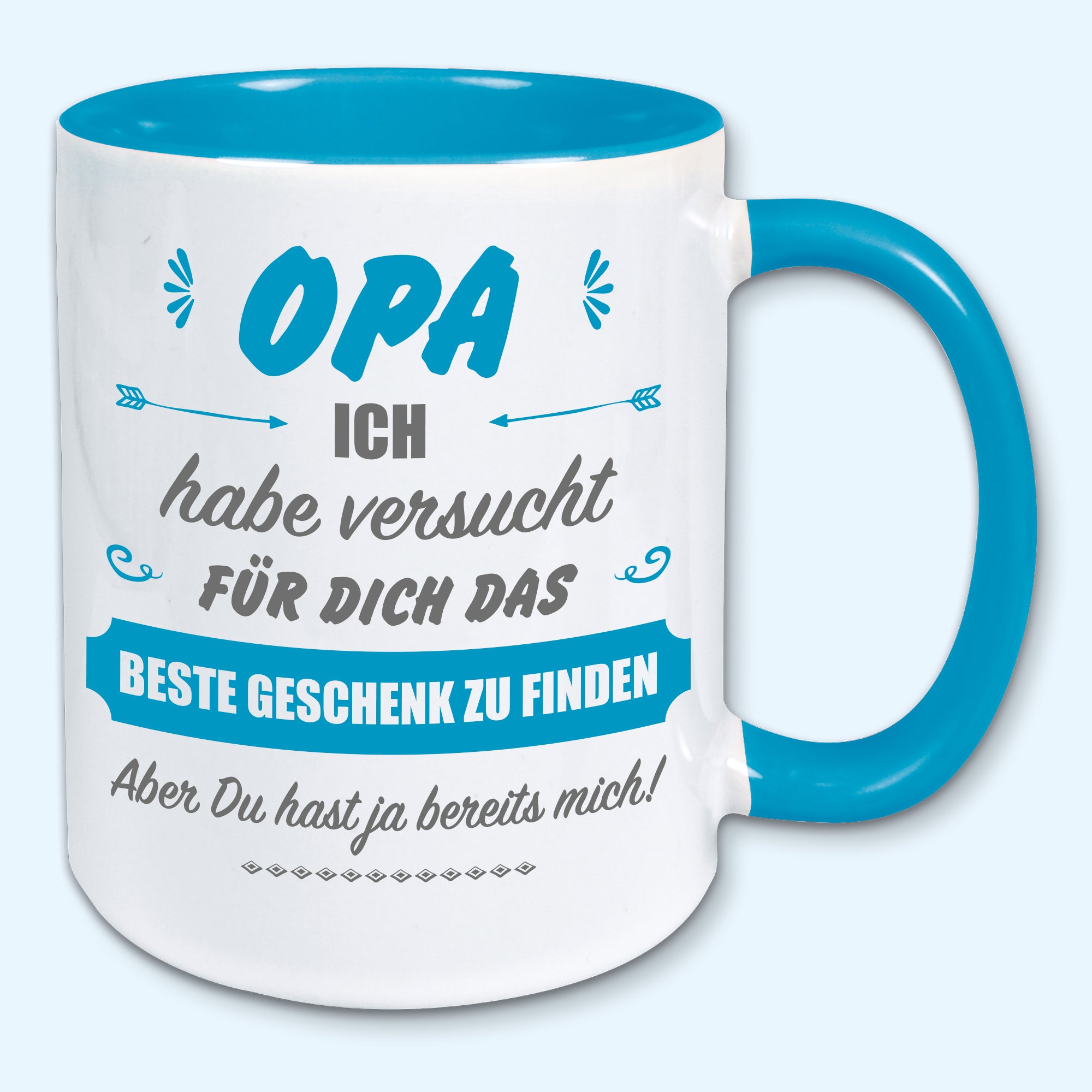 Tasse, Kaffeebecher, für Opa das beste Geschenk von mir