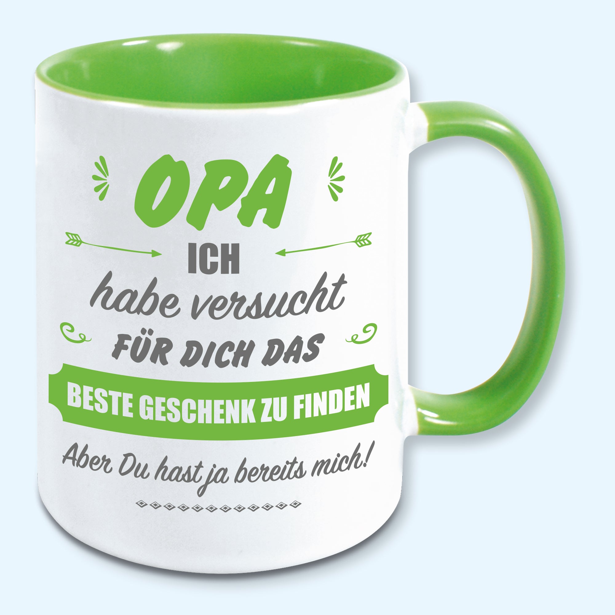 Tasse, Kaffeebecher, für Opa das beste Geschenk von mir