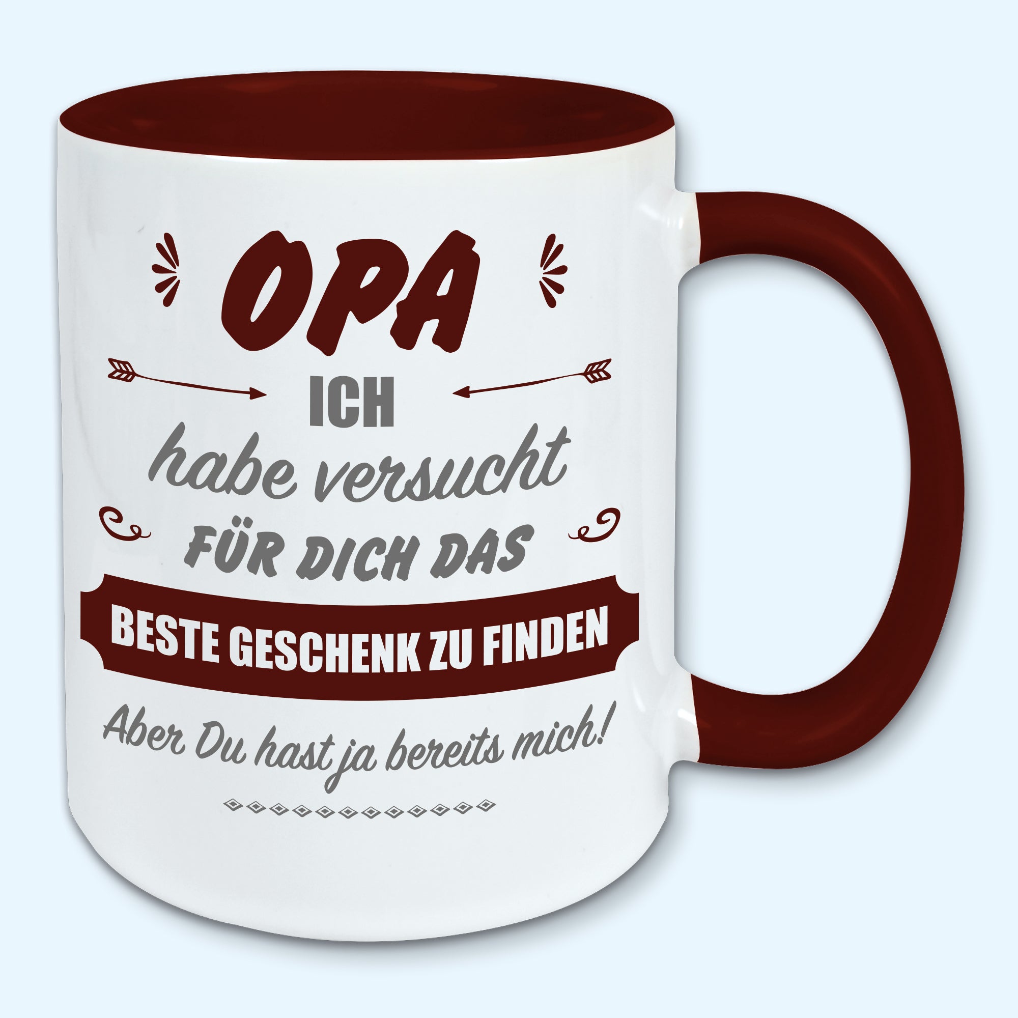 Tasse, Kaffeebecher, für Opa das beste Geschenk von mir