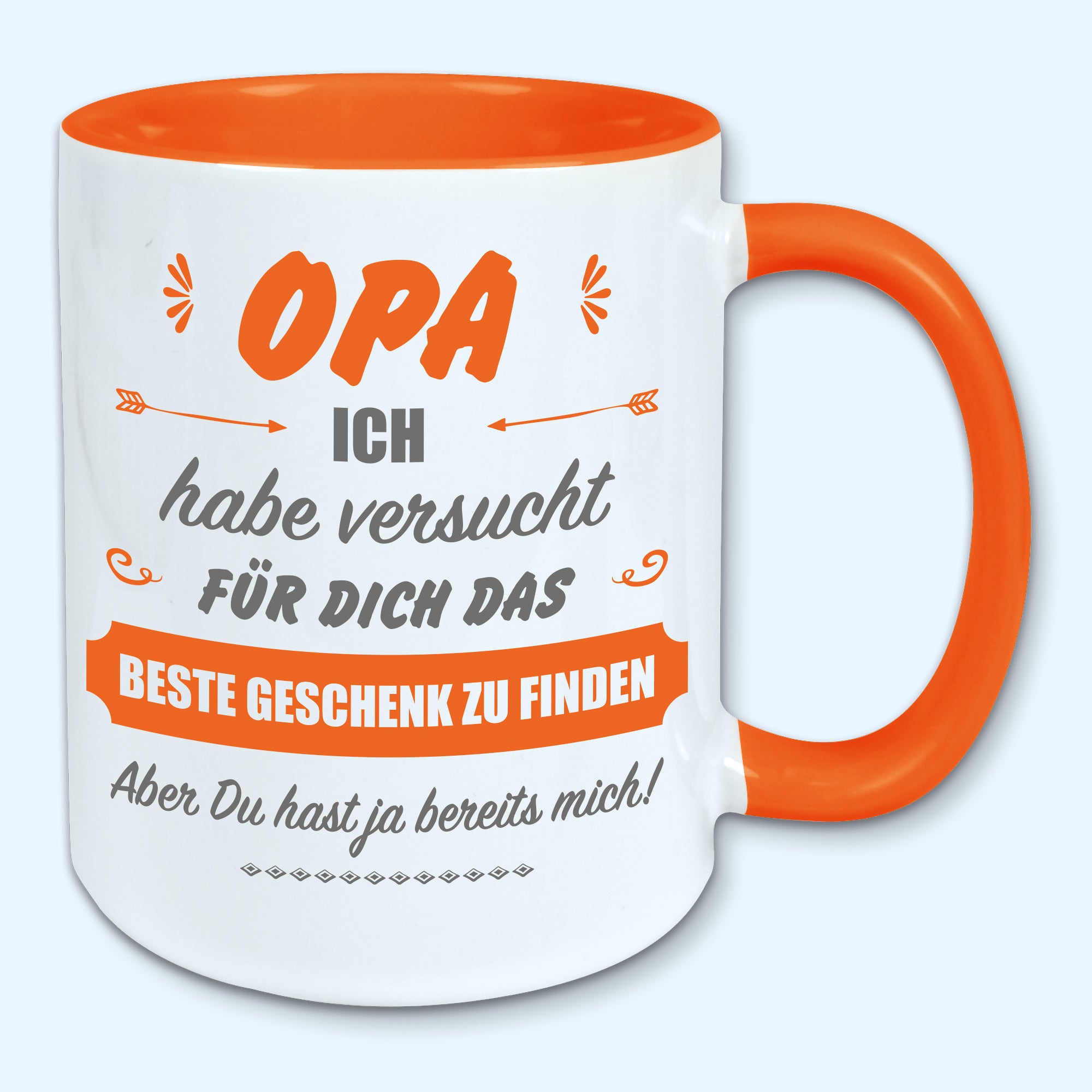 Tasse, Kaffeebecher, für Opa das beste Geschenk von mir