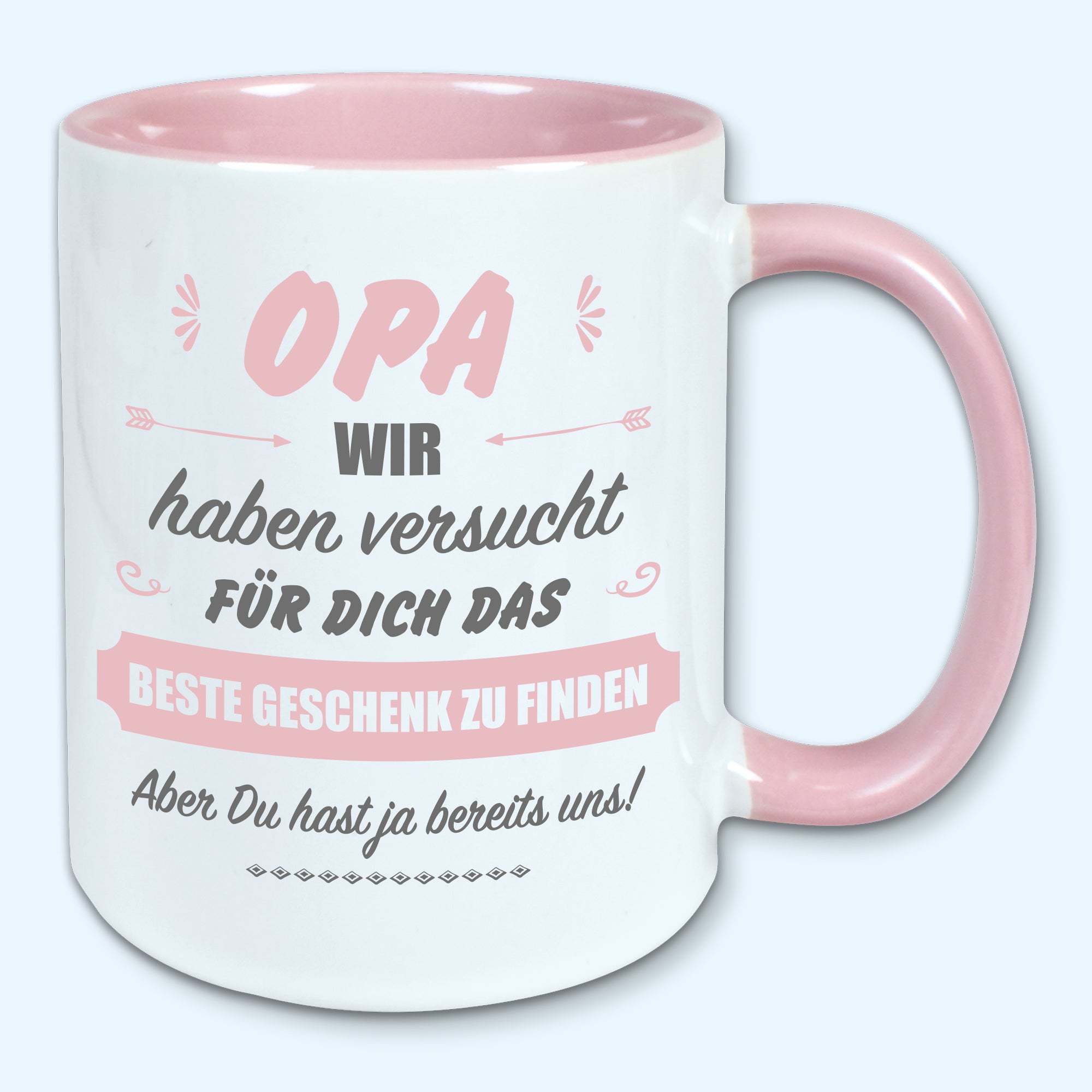 Tasse, Kaffeebecher, für Opa das beste Geschenk von uns