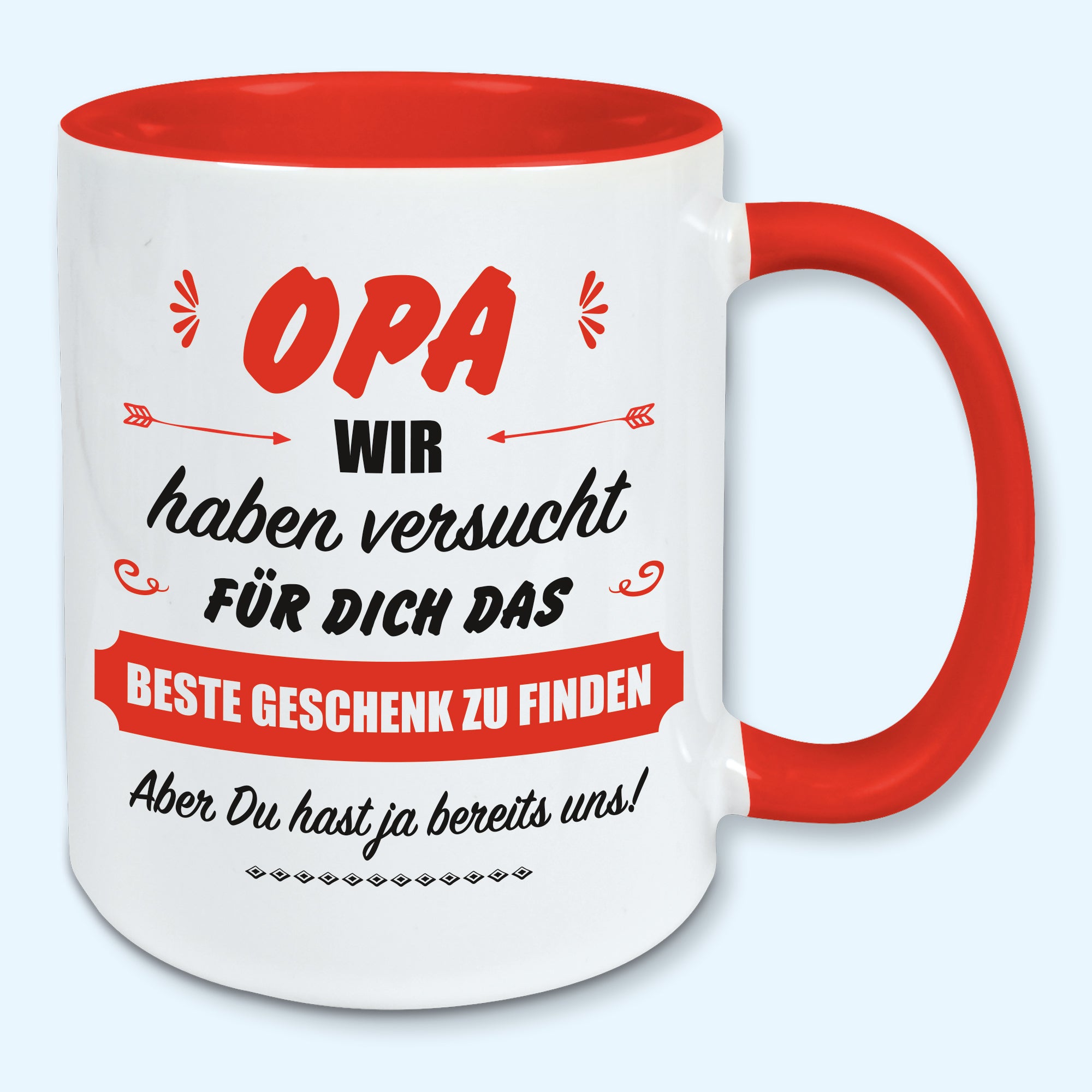 Tasse, Kaffeebecher, für Opa das beste Geschenk von uns
