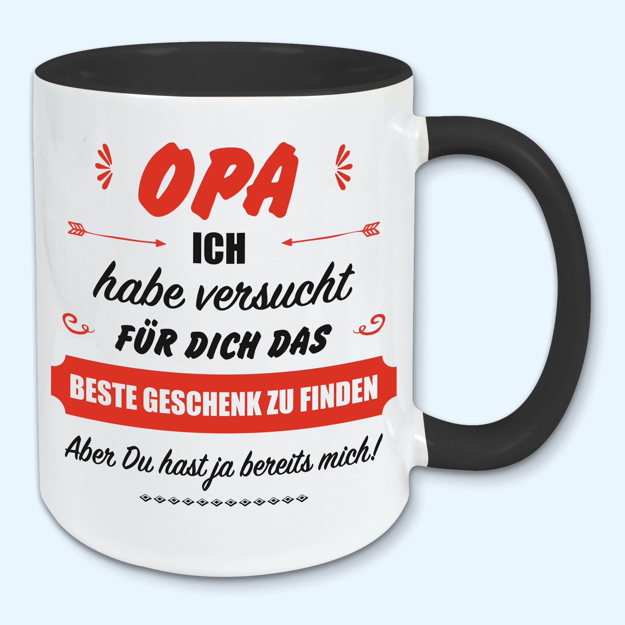 Tasse, Kaffeebecher, für Opa das beste Geschenk von mir