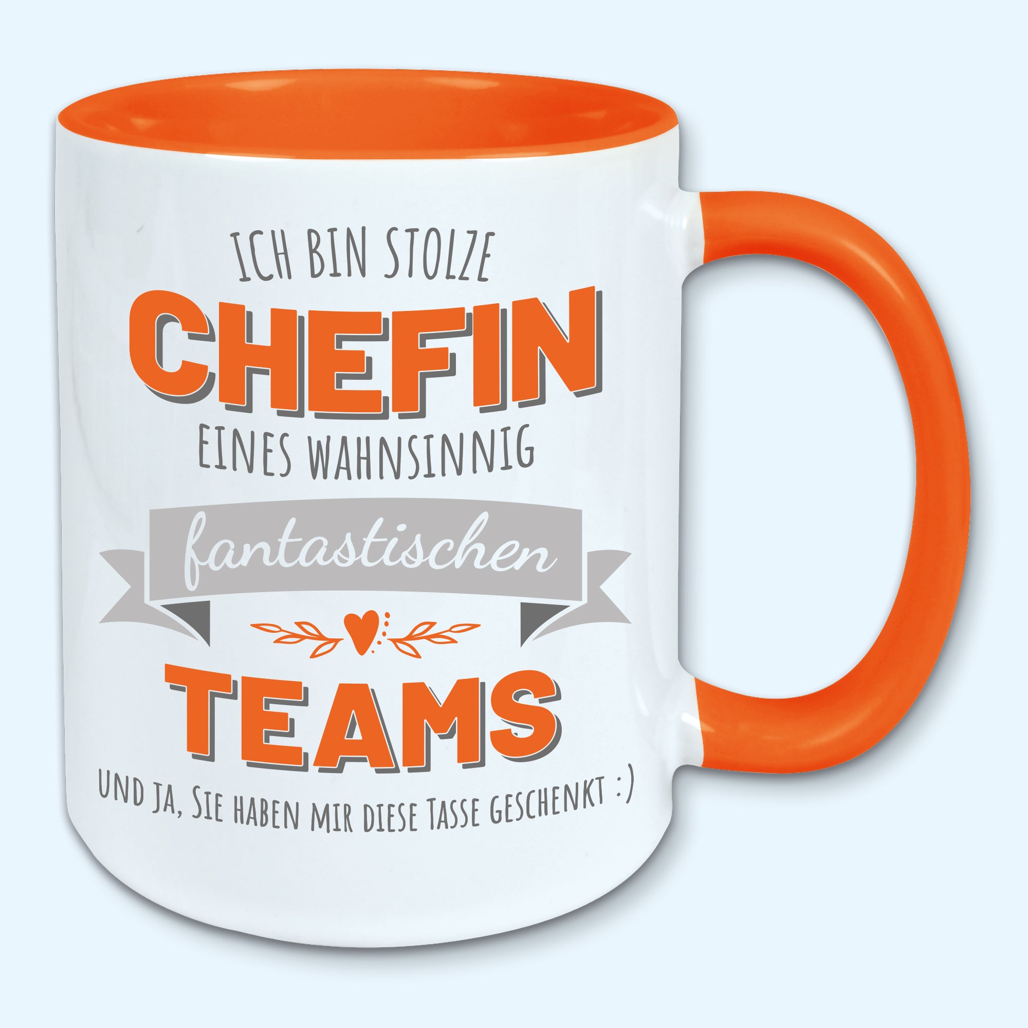 Tasse stolze Chefin Kaffeebecher stolzer Chef eines fantastischen Teams