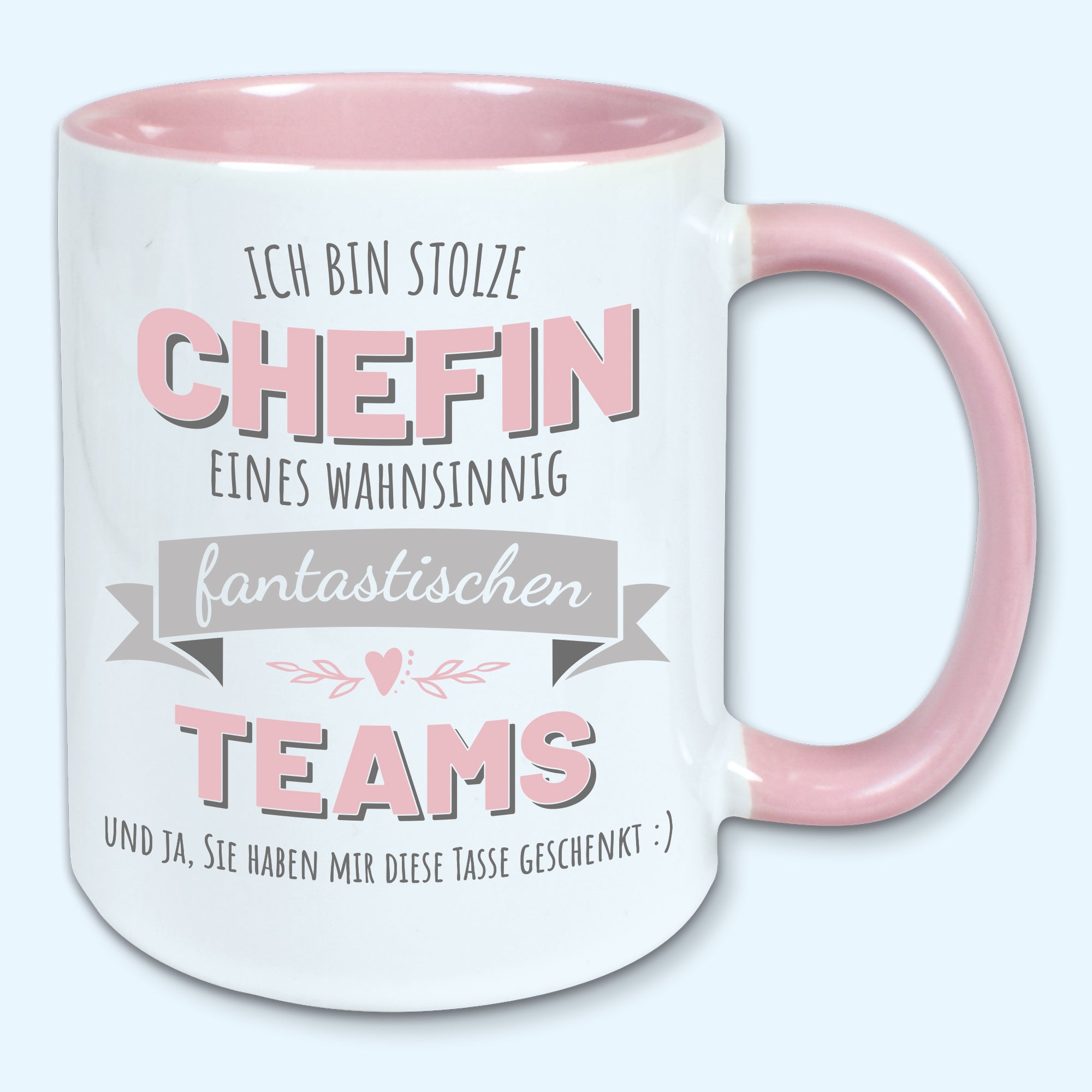 Tasse stolze Chefin Kaffeebecher stolzer Chef eines fantastischen Teams