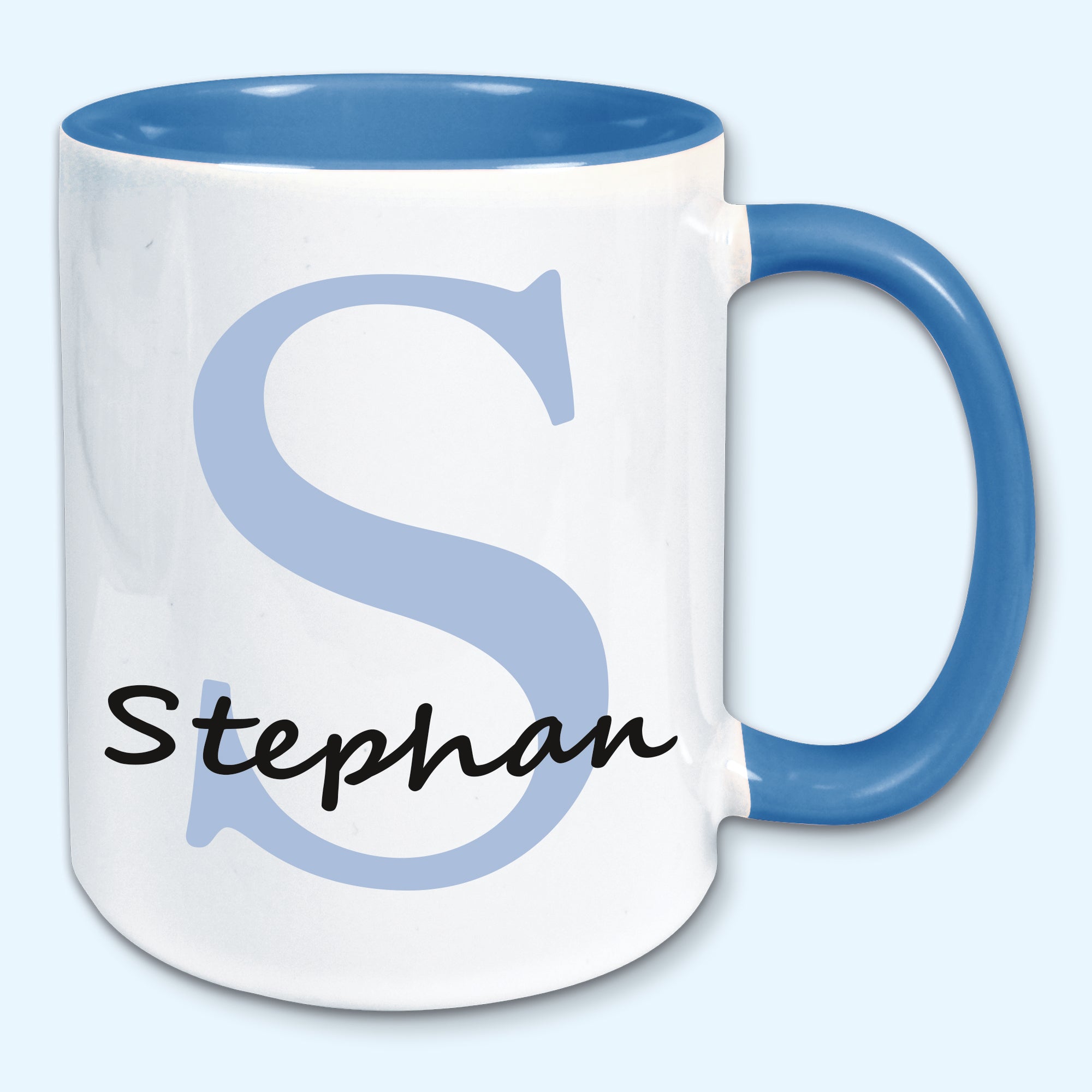 Tasse, Kaffeebecher, Name, Wunschname, Initial, Vatertag, Muttertag, Ostern