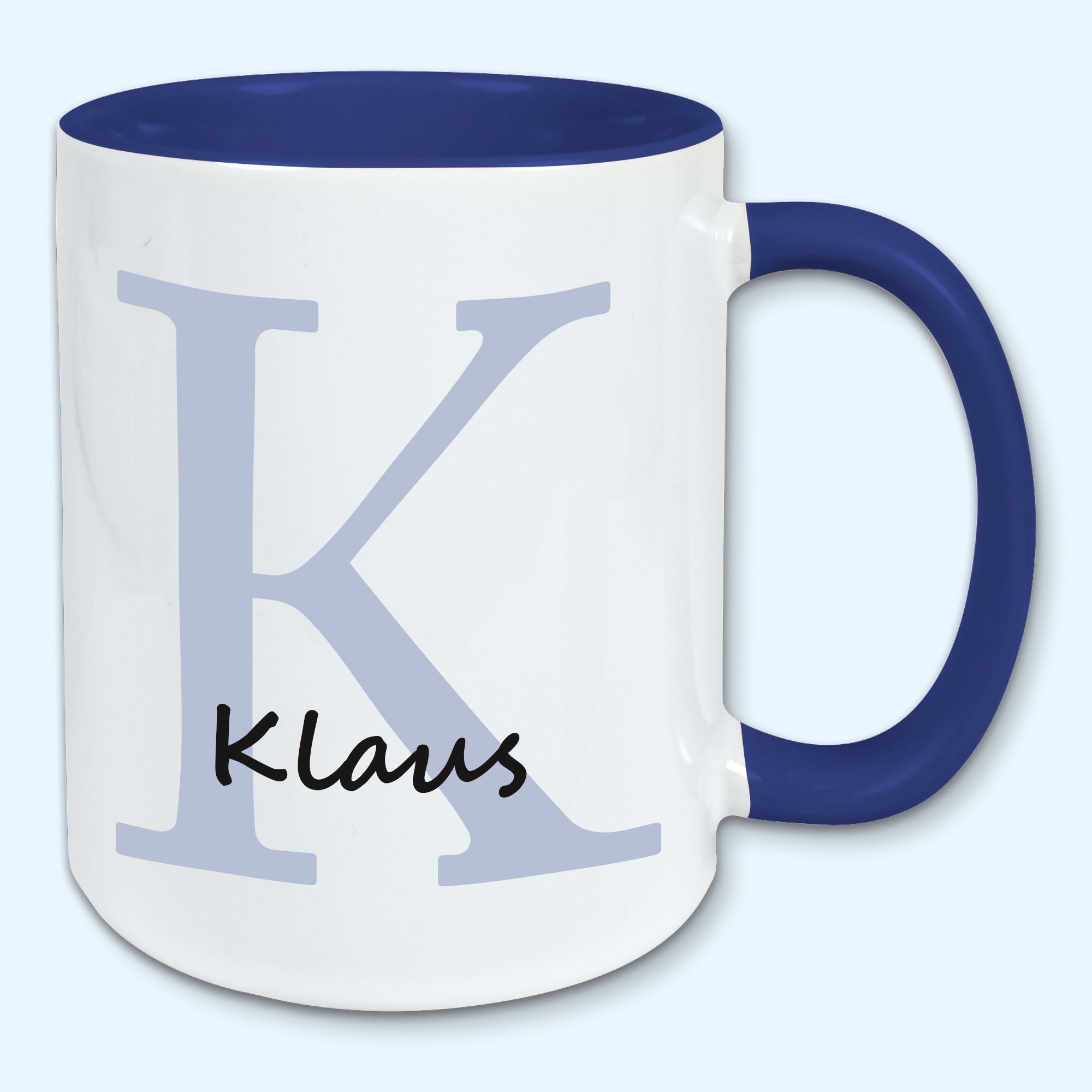 Tasse, Kaffeebecher, Name, Wunschname, Initial, Vatertag, Muttertag, Ostern