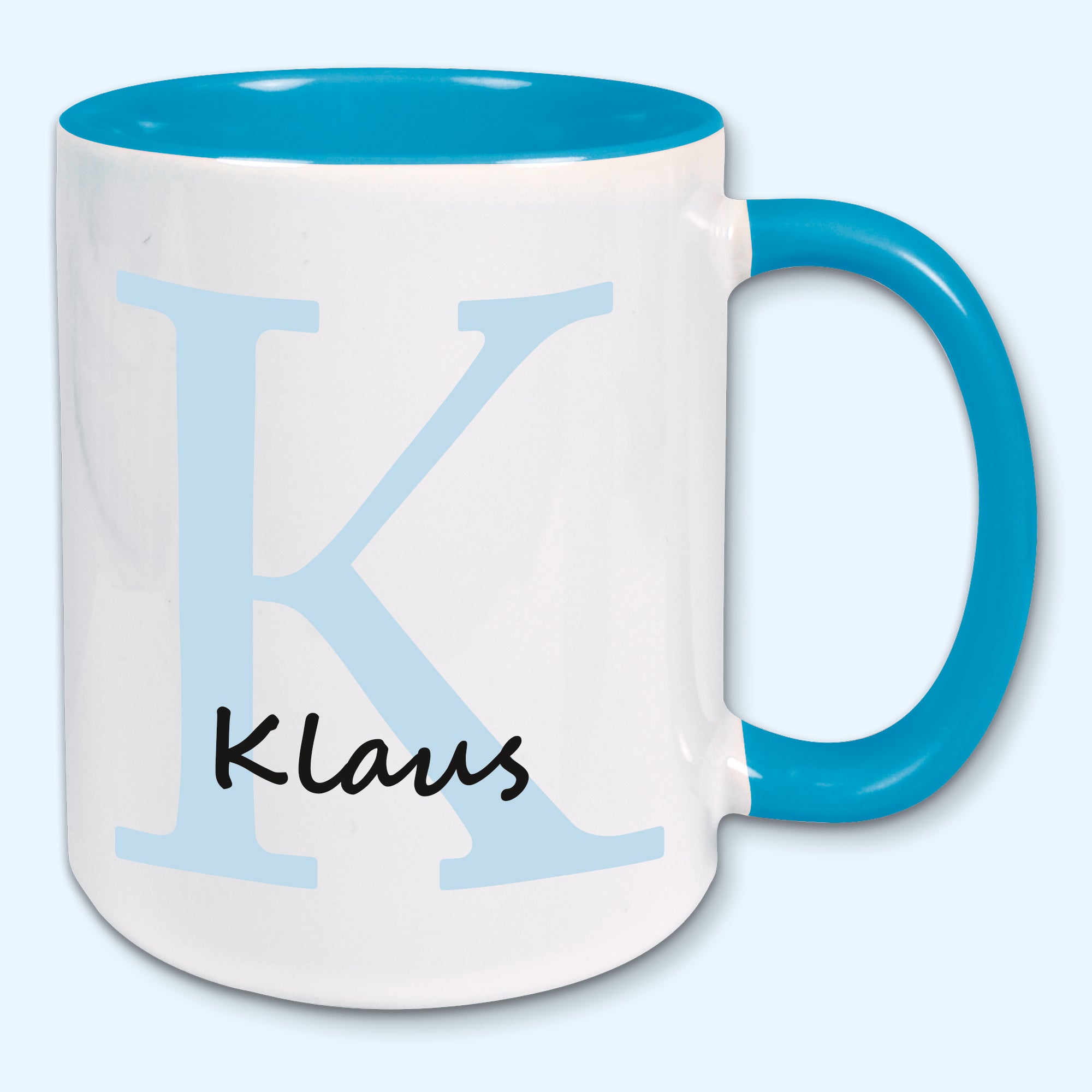 Tasse, Kaffeebecher, Name, Wunschname, Initial, Vatertag, Muttertag, Ostern
