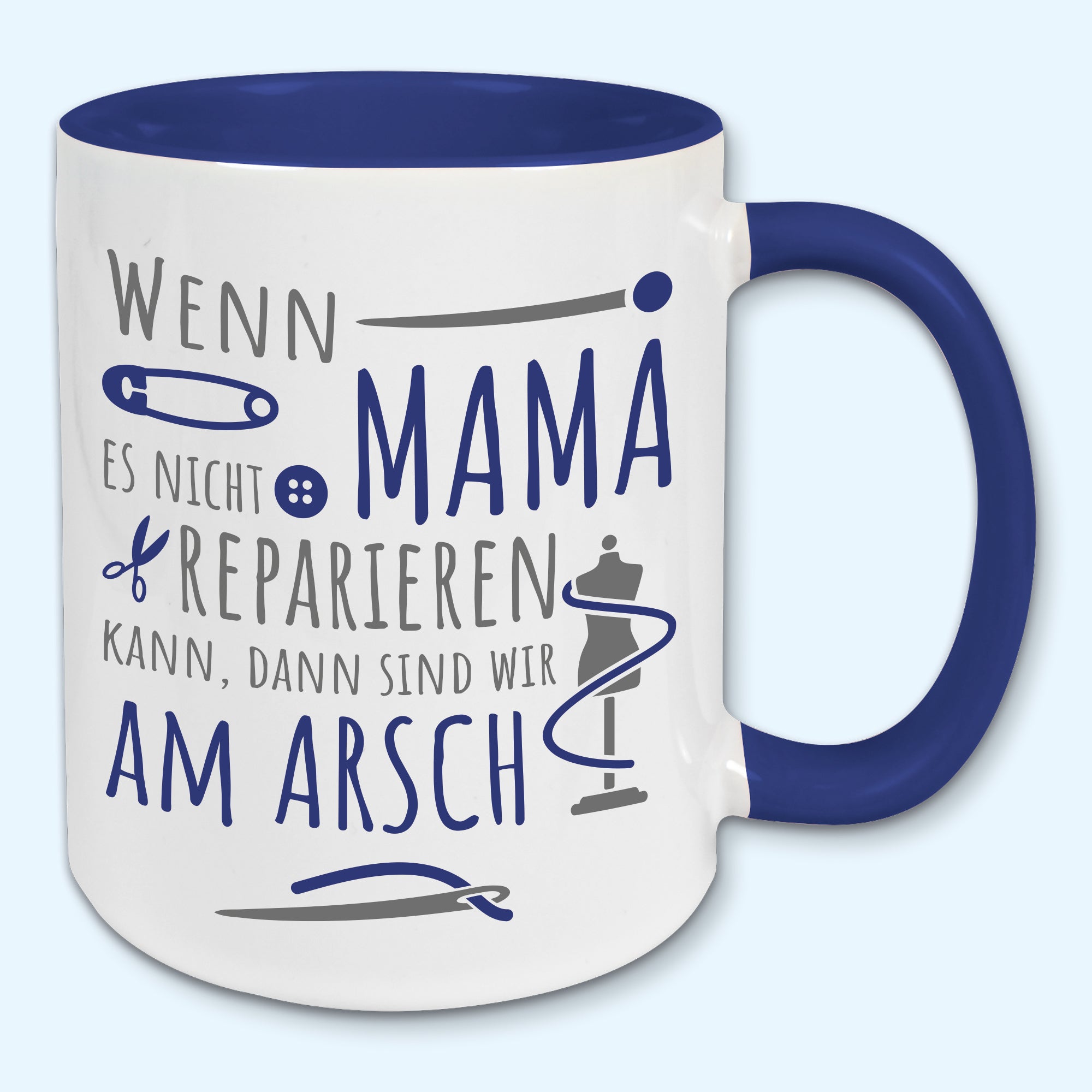 Tasse, Kaffeebecher, Wenn Mama es nicht reparieren kann