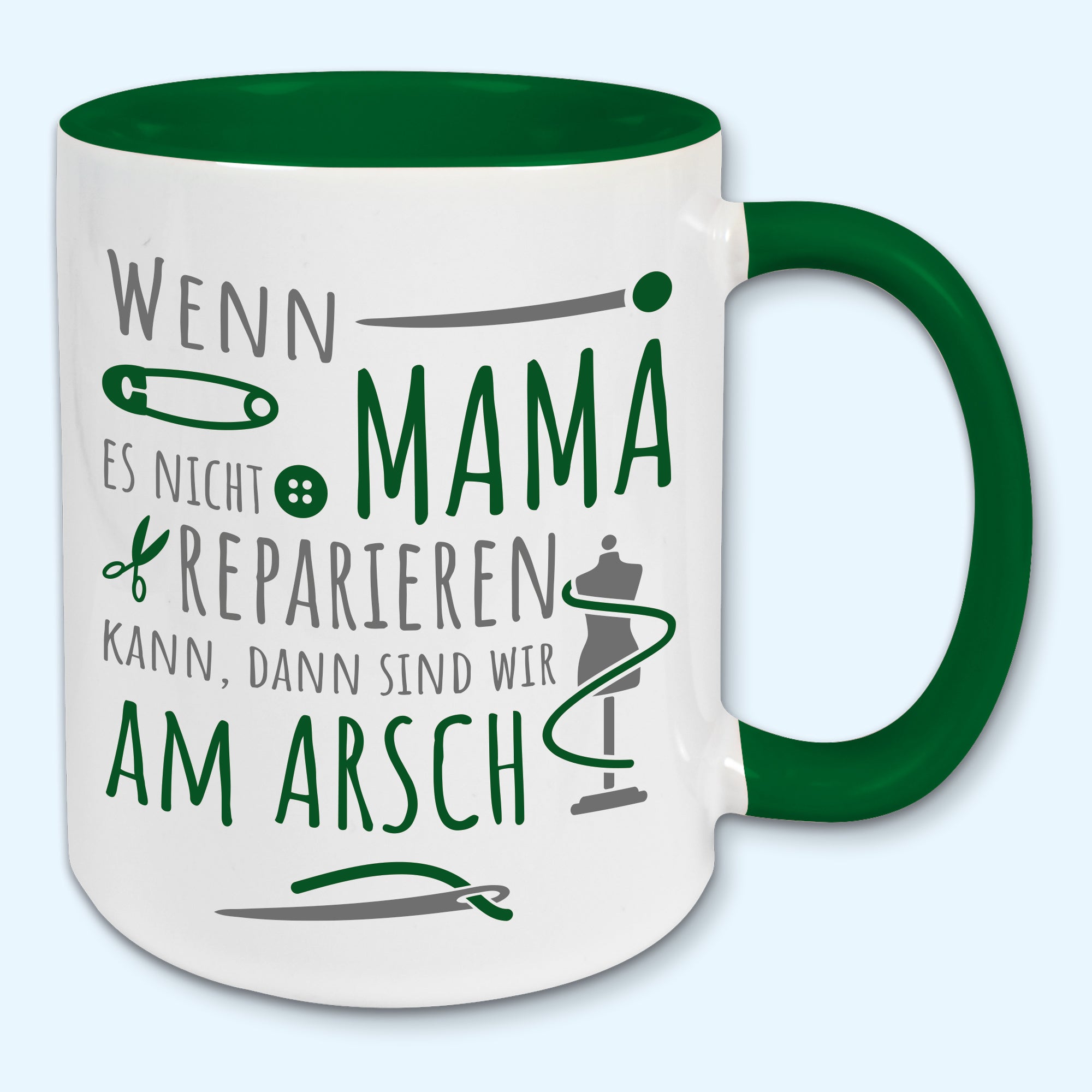 Tasse, Kaffeebecher, Wenn Mama es nicht reparieren kann