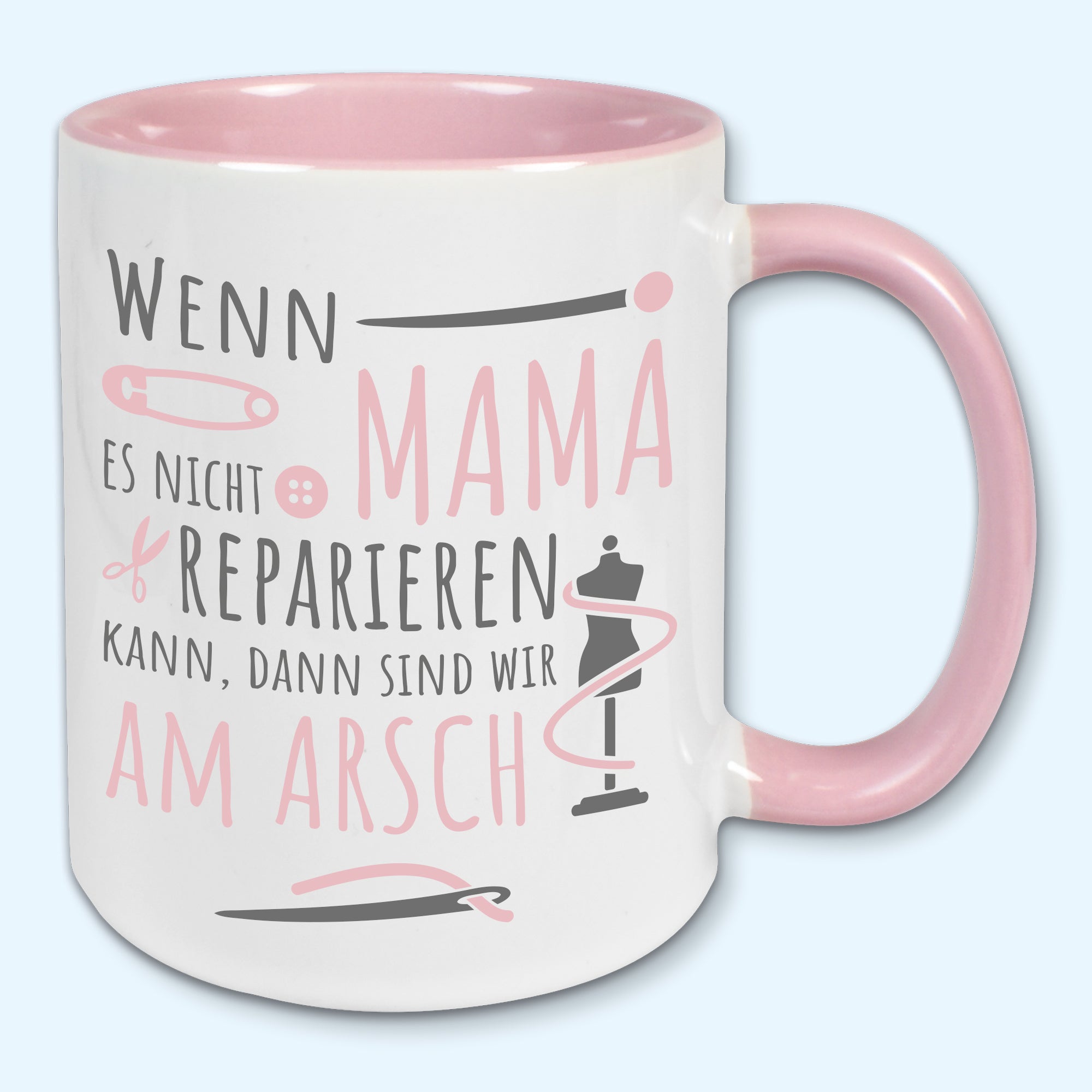Tasse, Kaffeebecher, Wenn Mama es nicht reparieren kann