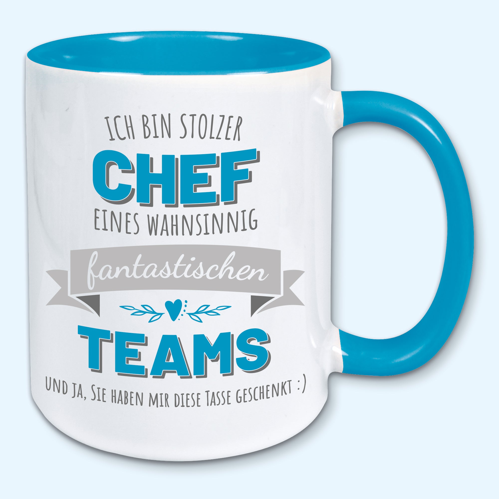 Tasse stolzer Chef Kaffeebecher stolzer Chef eines fantastischen Teams