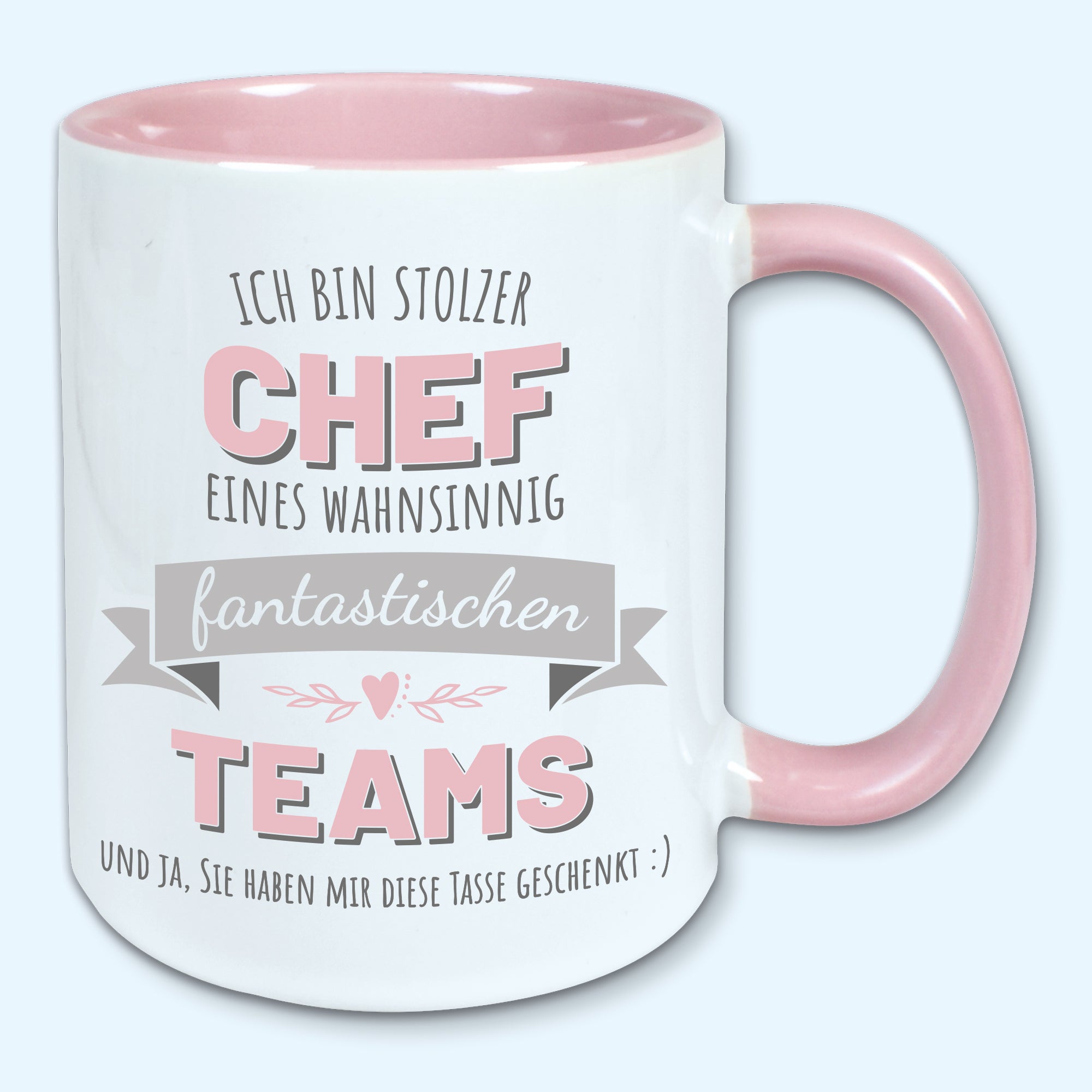 Tasse stolzer Chef Kaffeebecher stolzer Chef eines fantastischen Teams