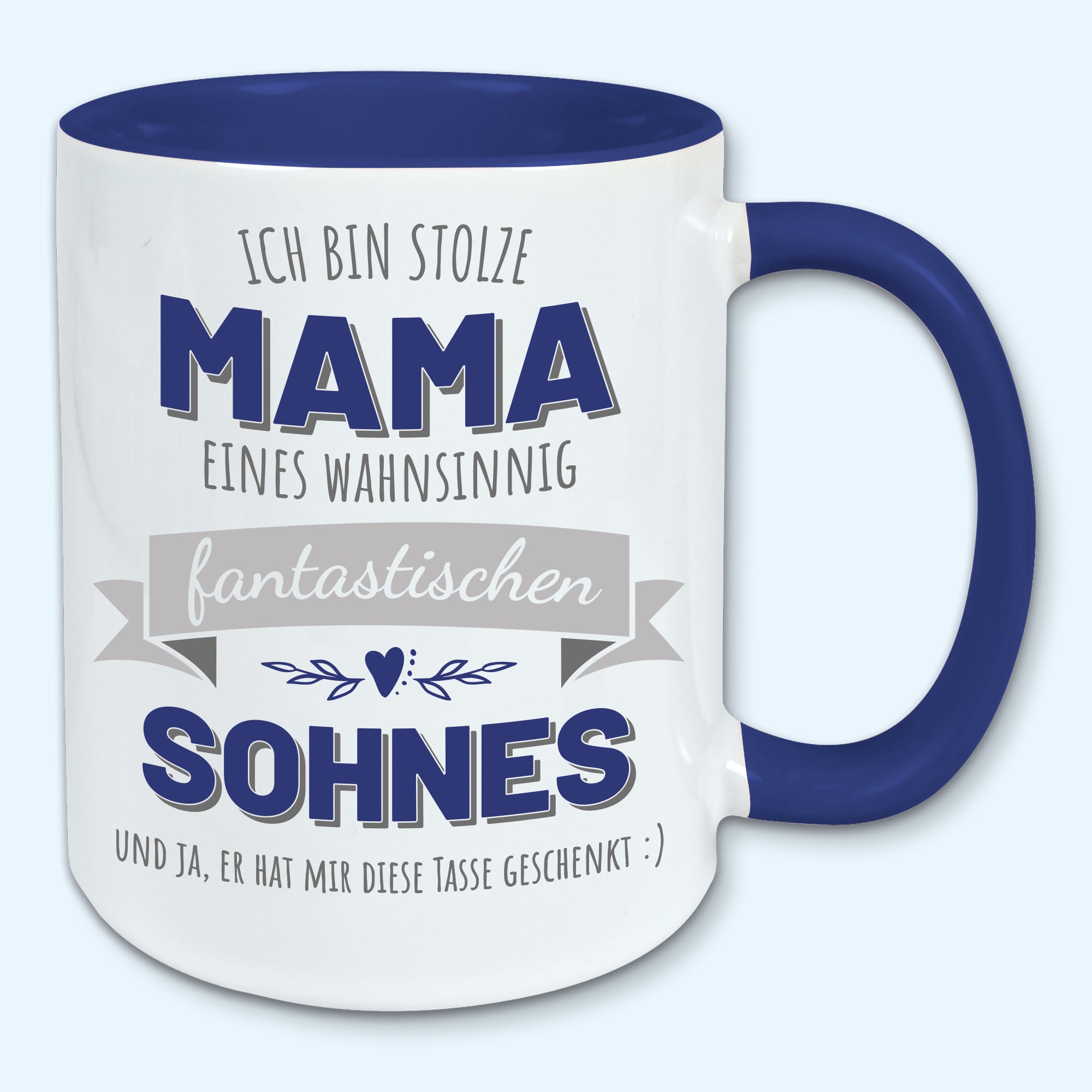 Tasse, Kaffeebecher, stolze Mama eines fantastischen Sohnes