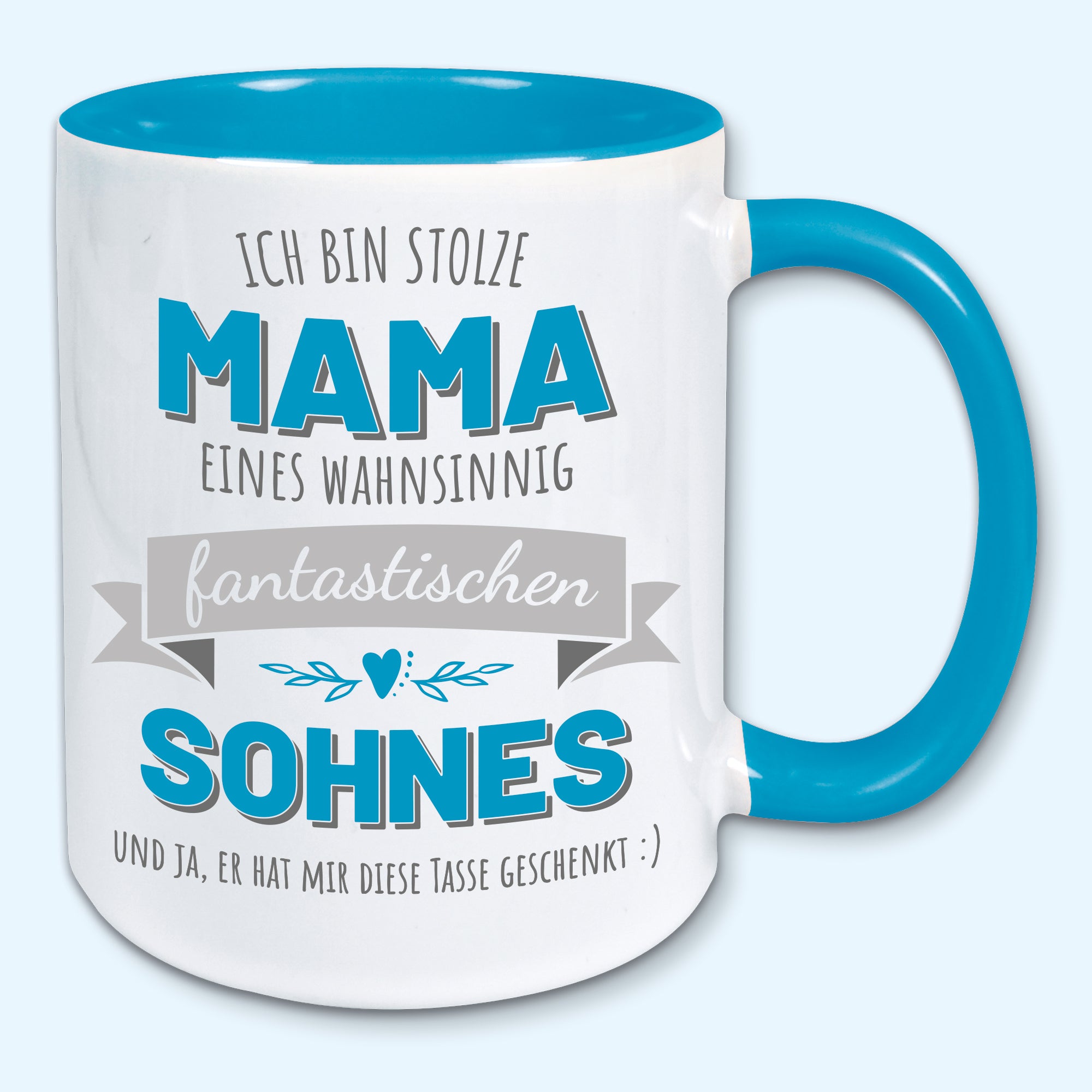 Tasse, Kaffeebecher, stolze Mama eines fantastischen Sohnes