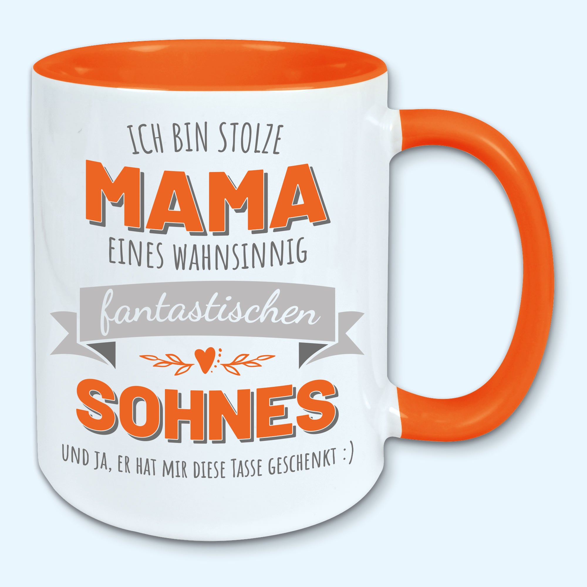 Tasse, Kaffeebecher, stolze Mama eines fantastischen Sohnes