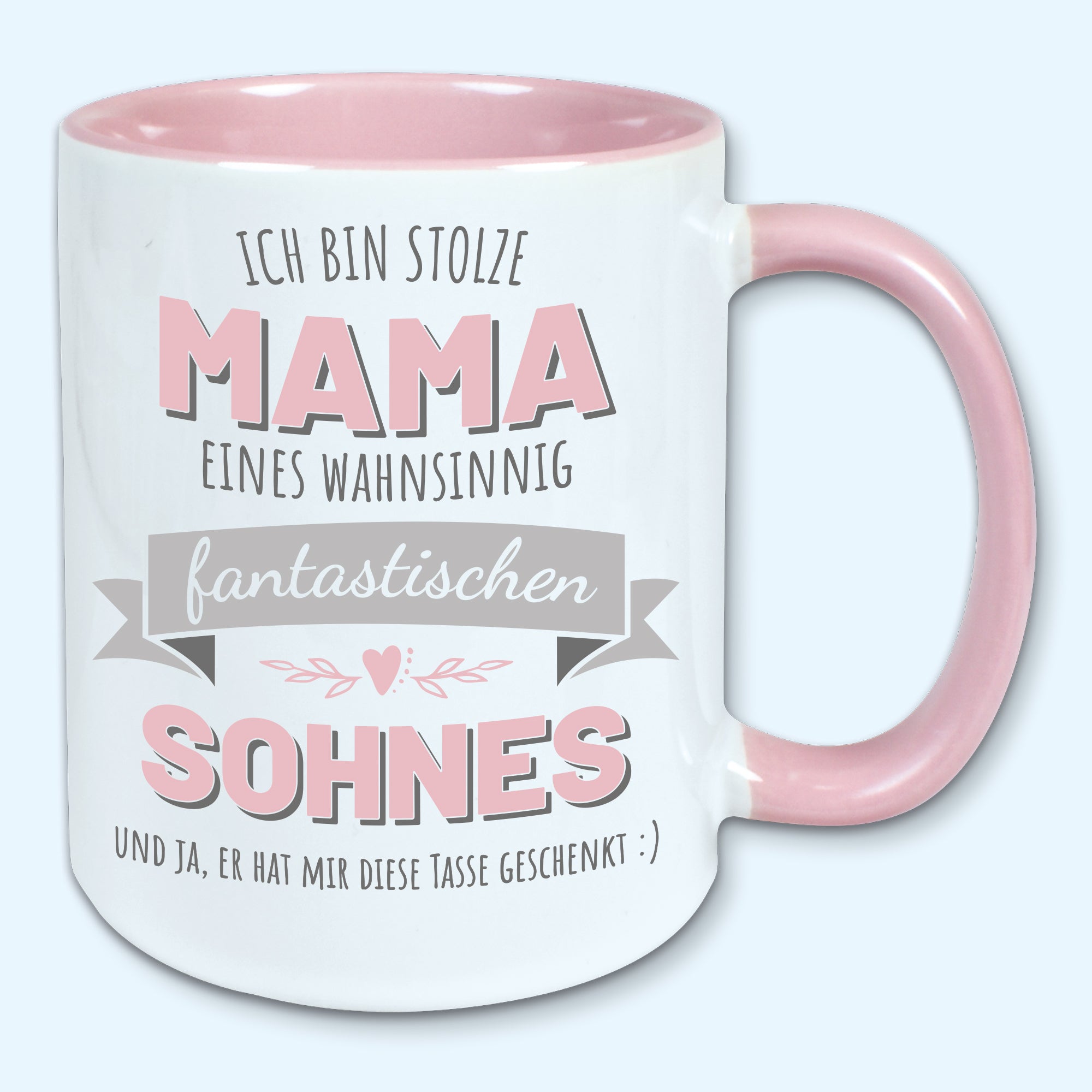 Tasse, Kaffeebecher, stolze Mama eines fantastischen Sohnes