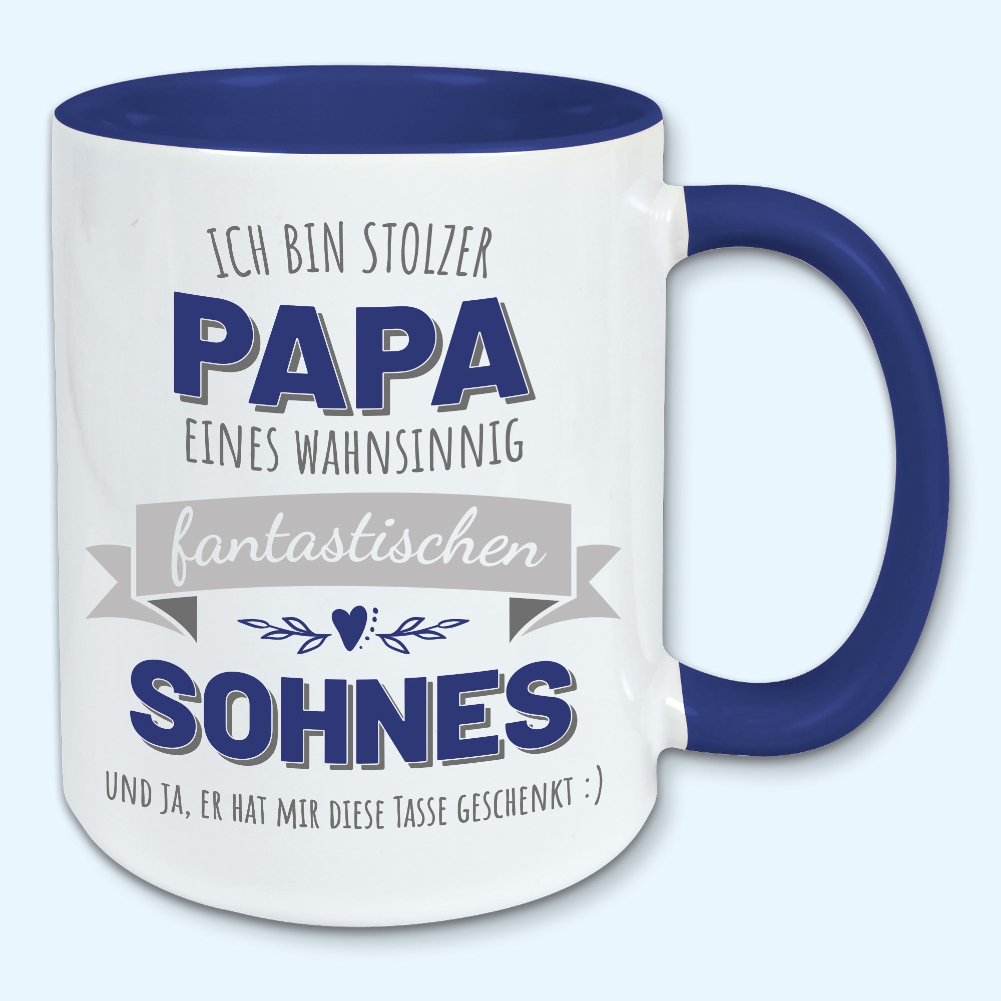 Tasse, Kaffeebecher, stolzer Papa eines fantastischen Sohnes