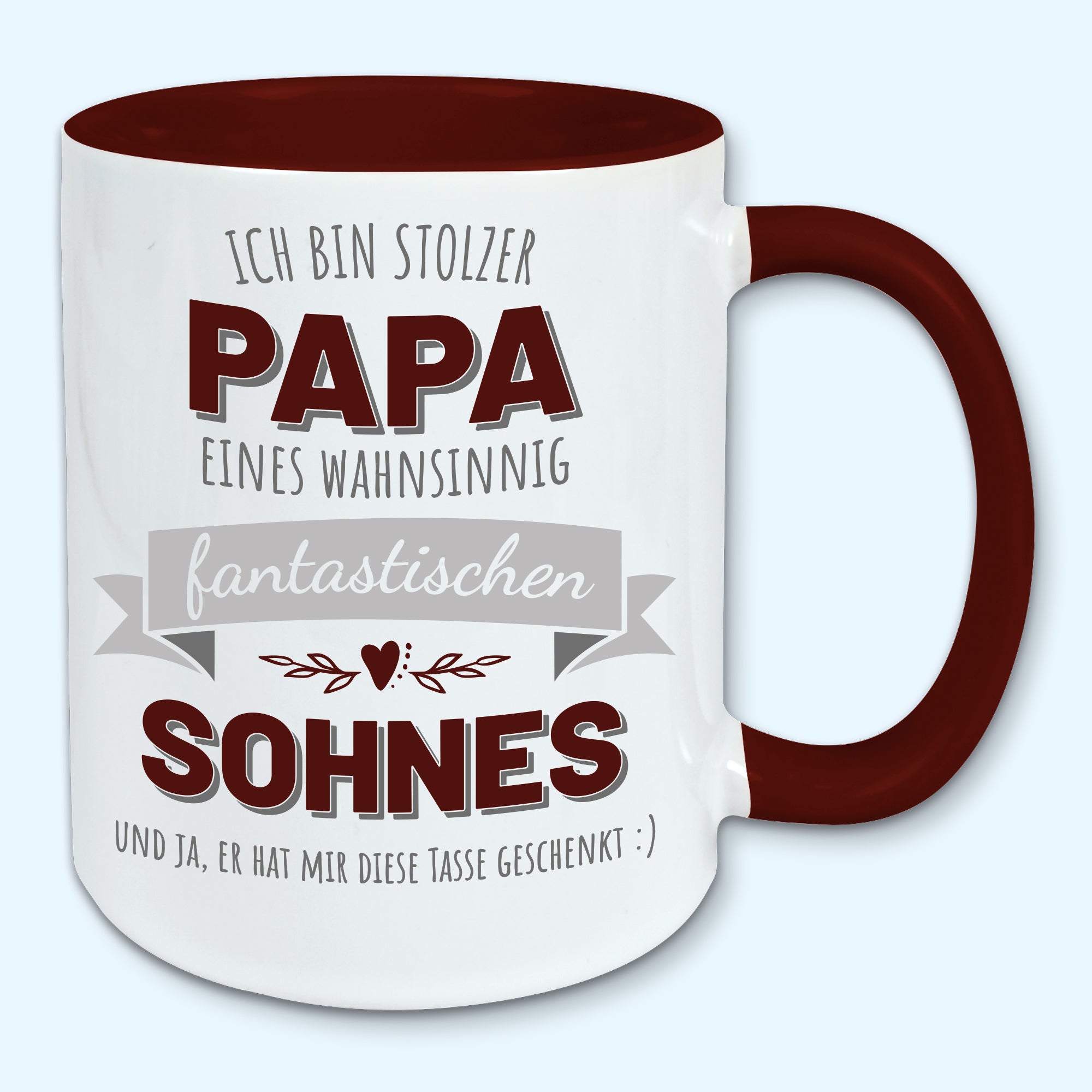 Tasse, Kaffeebecher, stolzer Papa eines fantastischen Sohnes