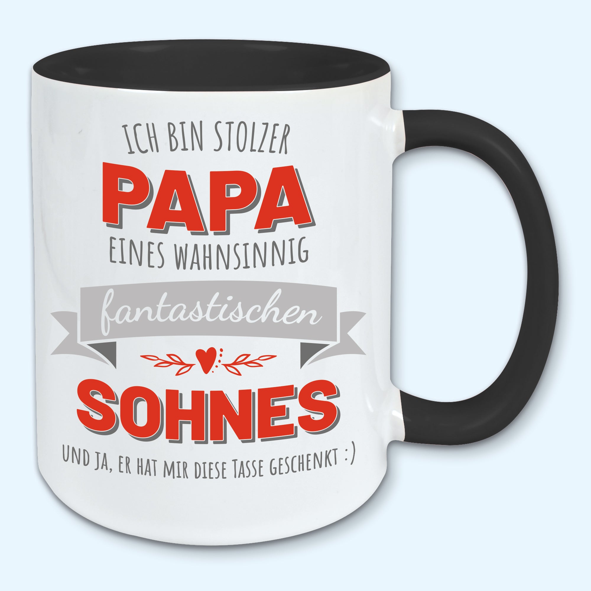 Tasse, Kaffeebecher, stolzer Papa eines fantastischen Sohnes