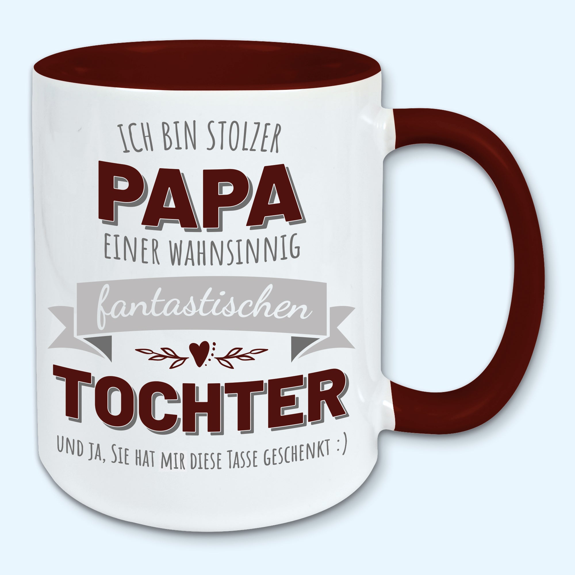 Tasse, Kaffeebecher, stolzer Papa einer fantastischen Tochter